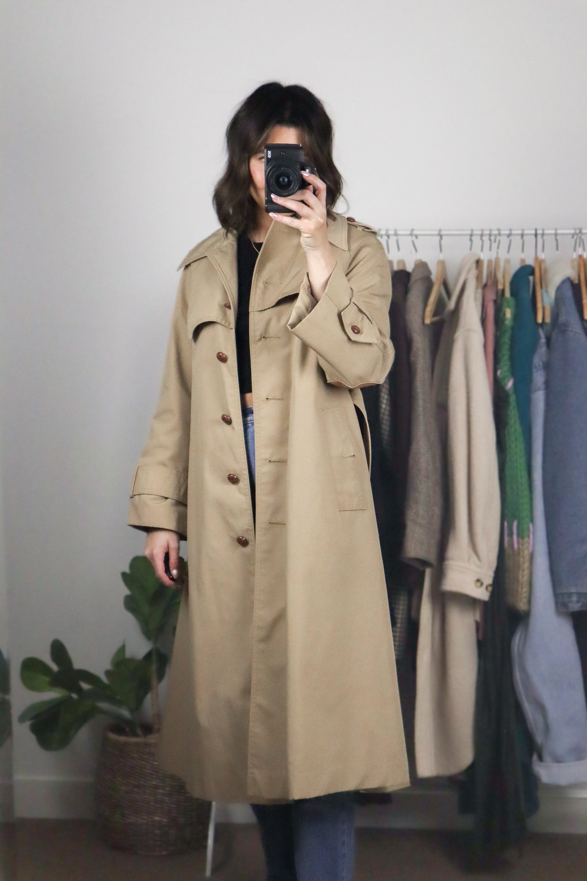 Made in Korea x Vintage 70s x Trench Coat (XS/S)