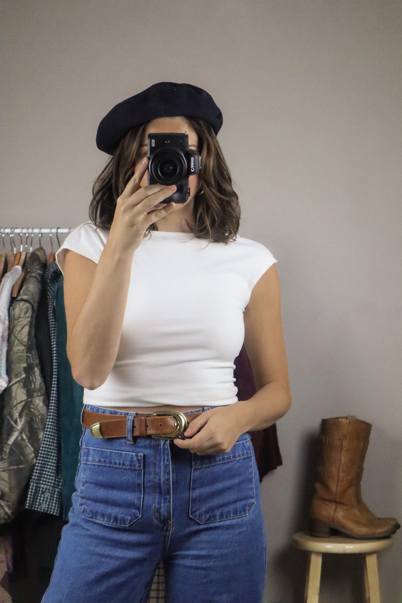 Vintage x Wool Beret