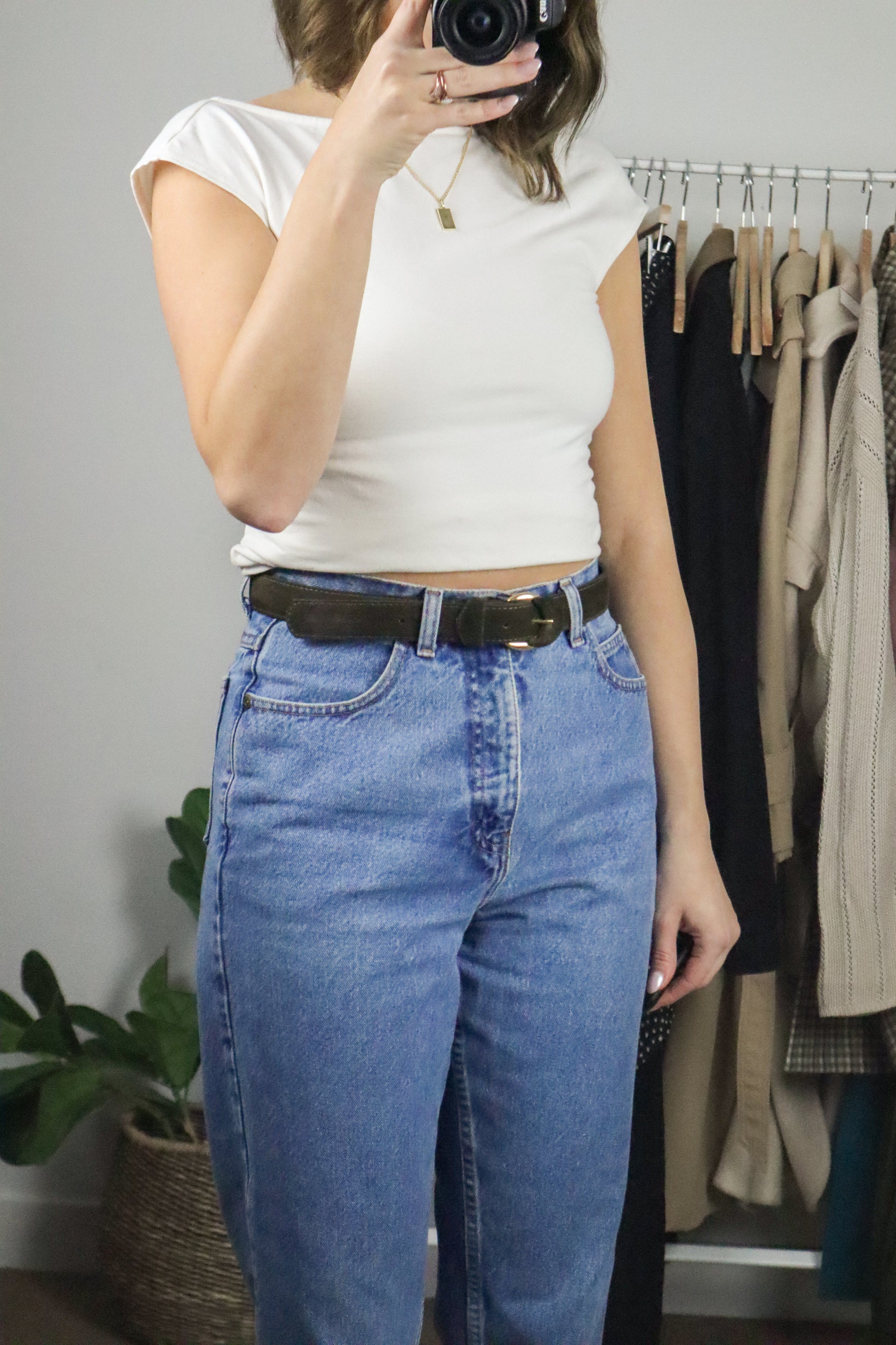 Made in Canada x Vintage x Genuine Suede Belt (M)