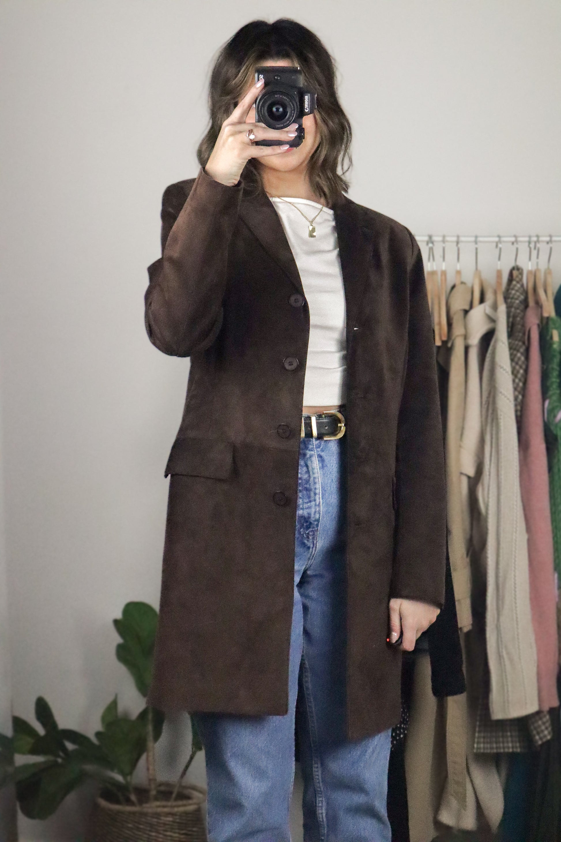 Made in Canada x Vintage x Danier Suede Jacket (XS/S)