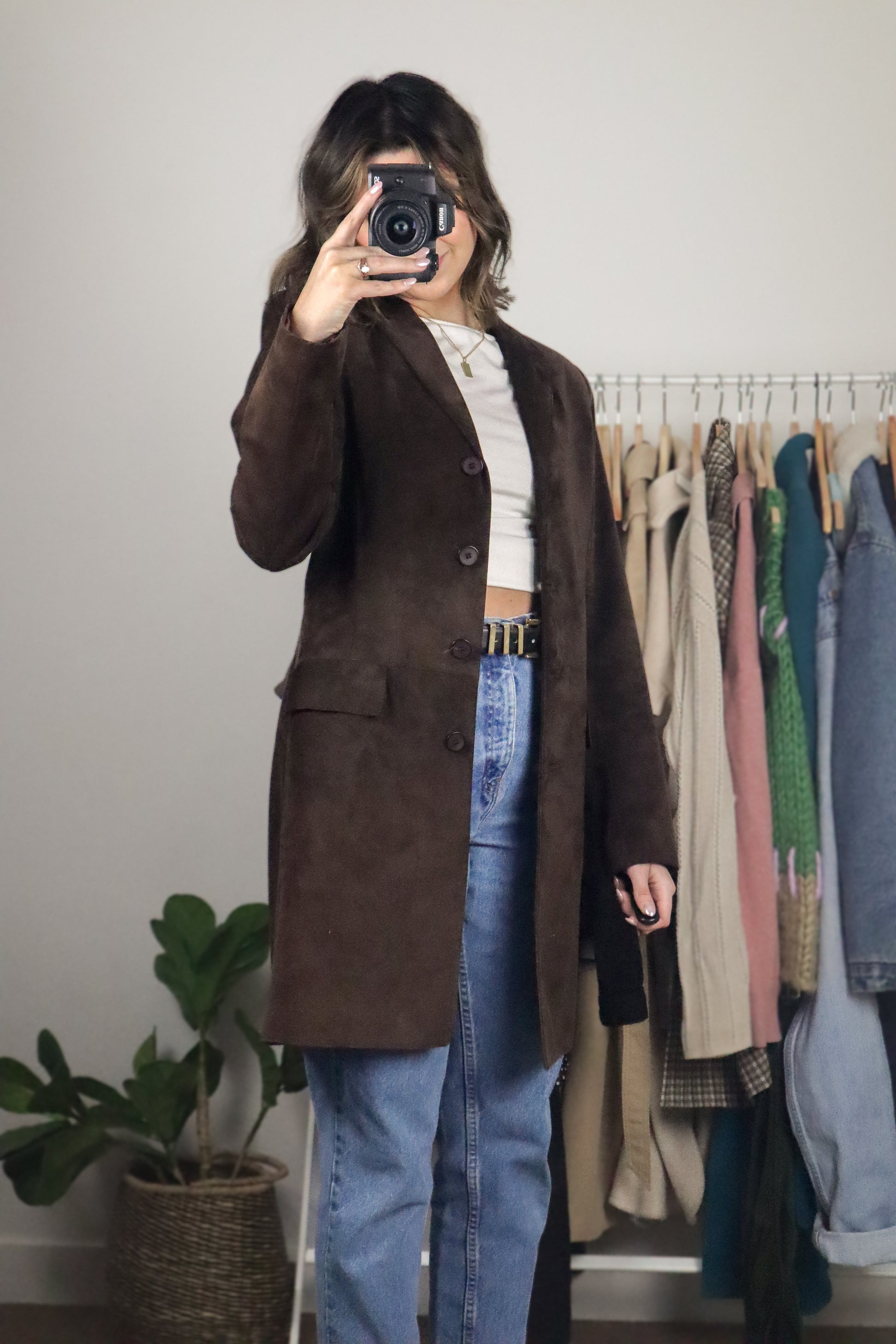 Made in Canada x Vintage x Danier Suede Jacket (XS/S)