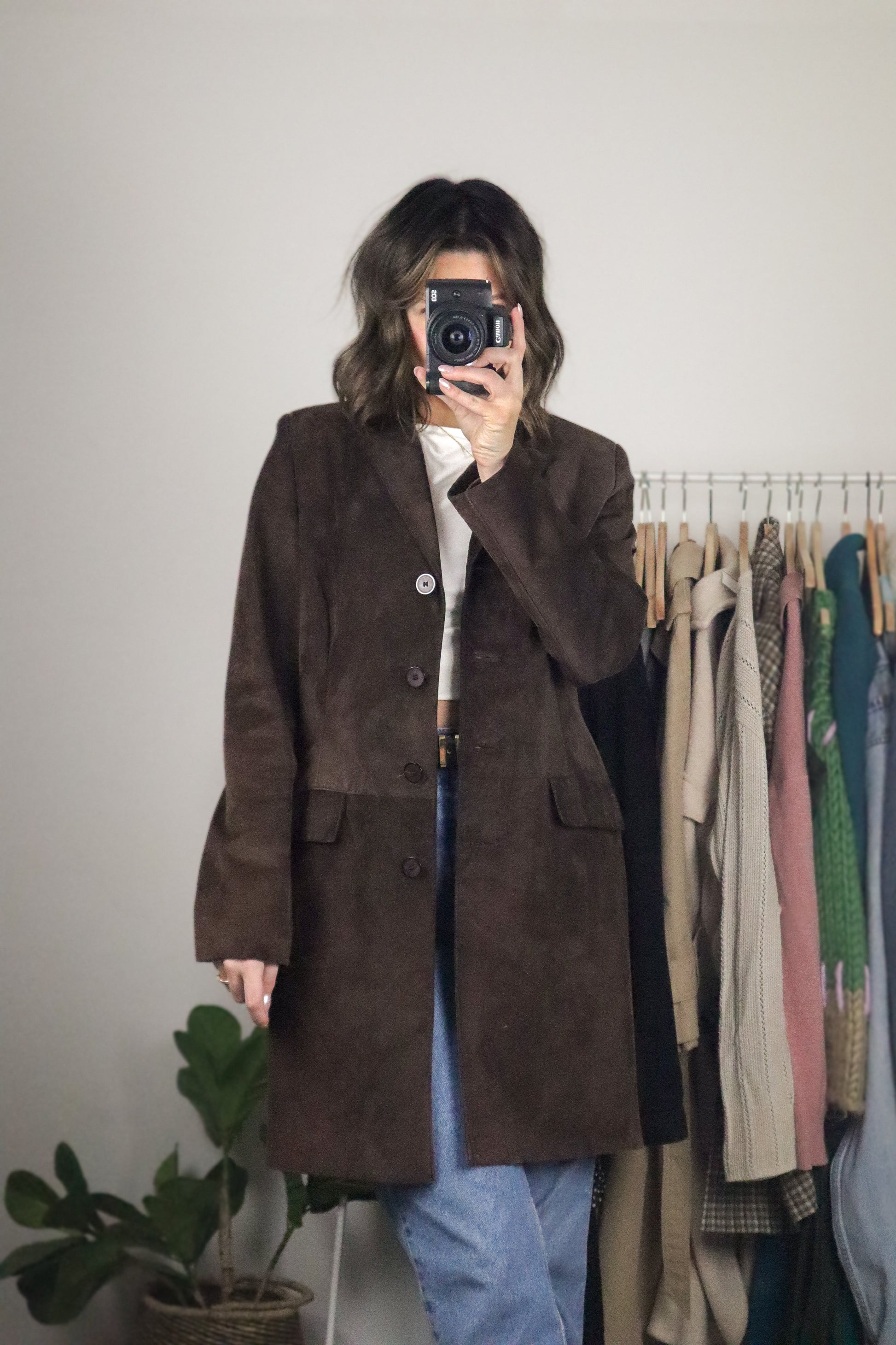 Made in Canada x Vintage x Danier Suede Jacket (XS/S)