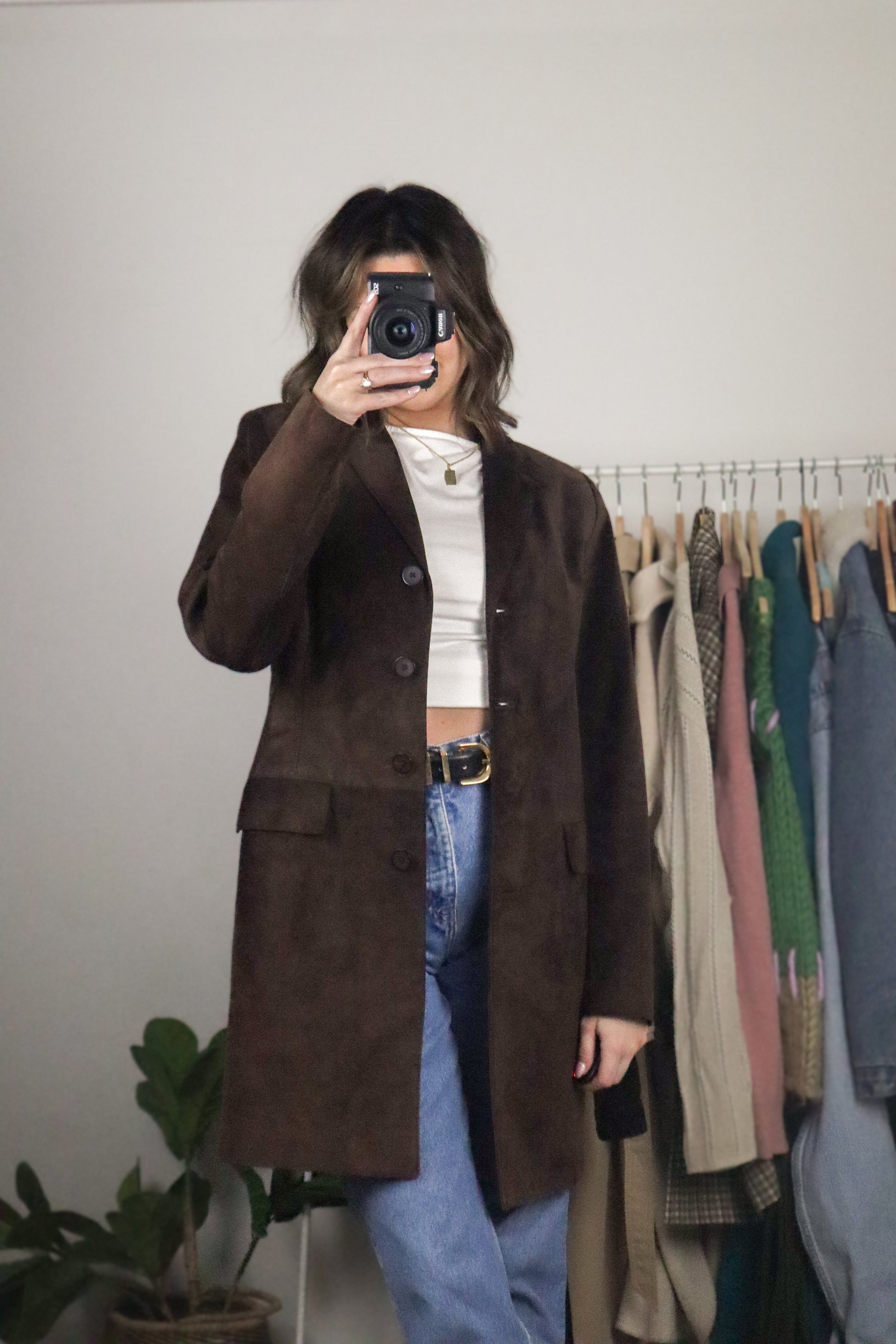 Made in Canada x Vintage x Danier Suede Jacket (XS/S)