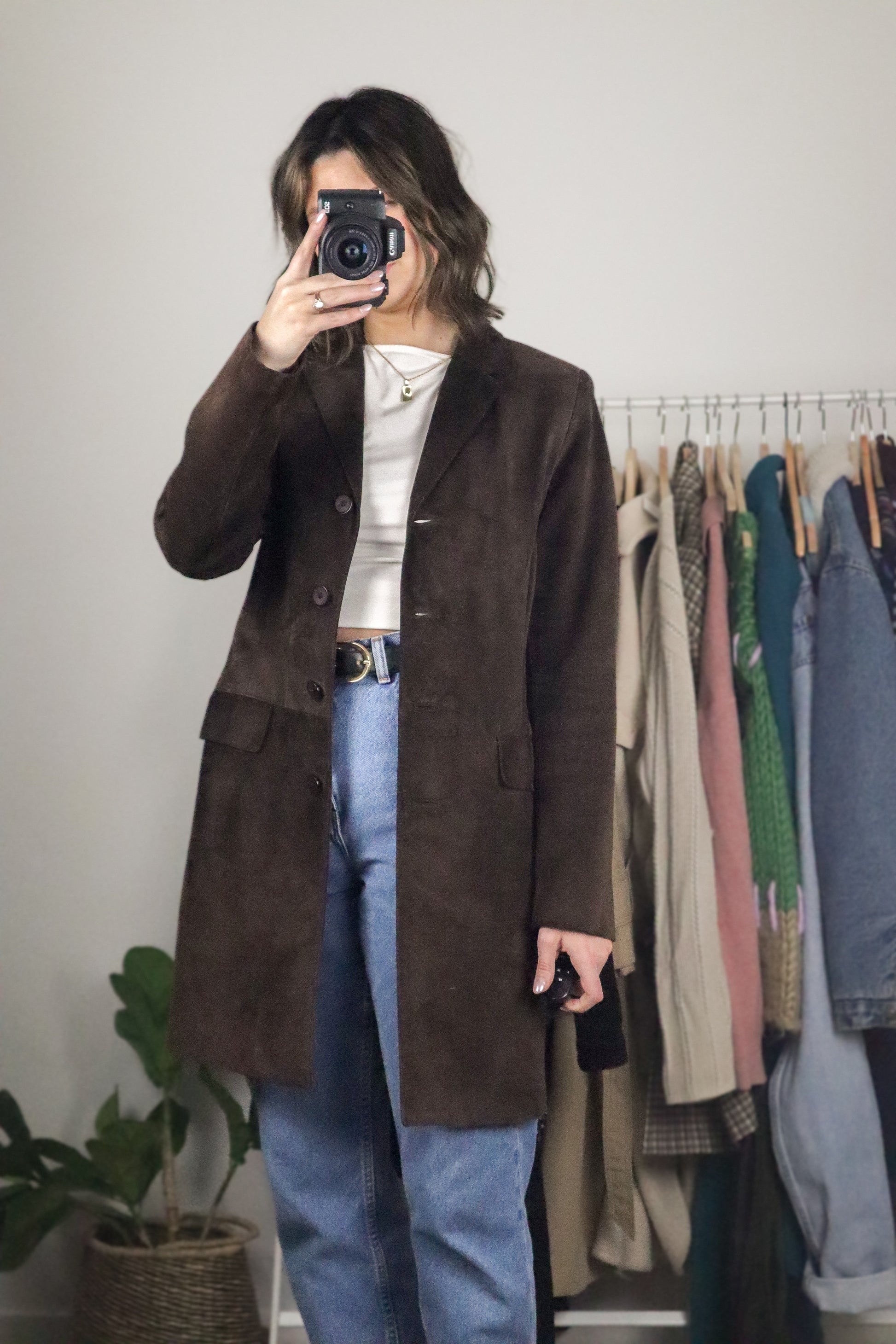 Made in Canada x Vintage x Danier Suede Jacket (XS/S)