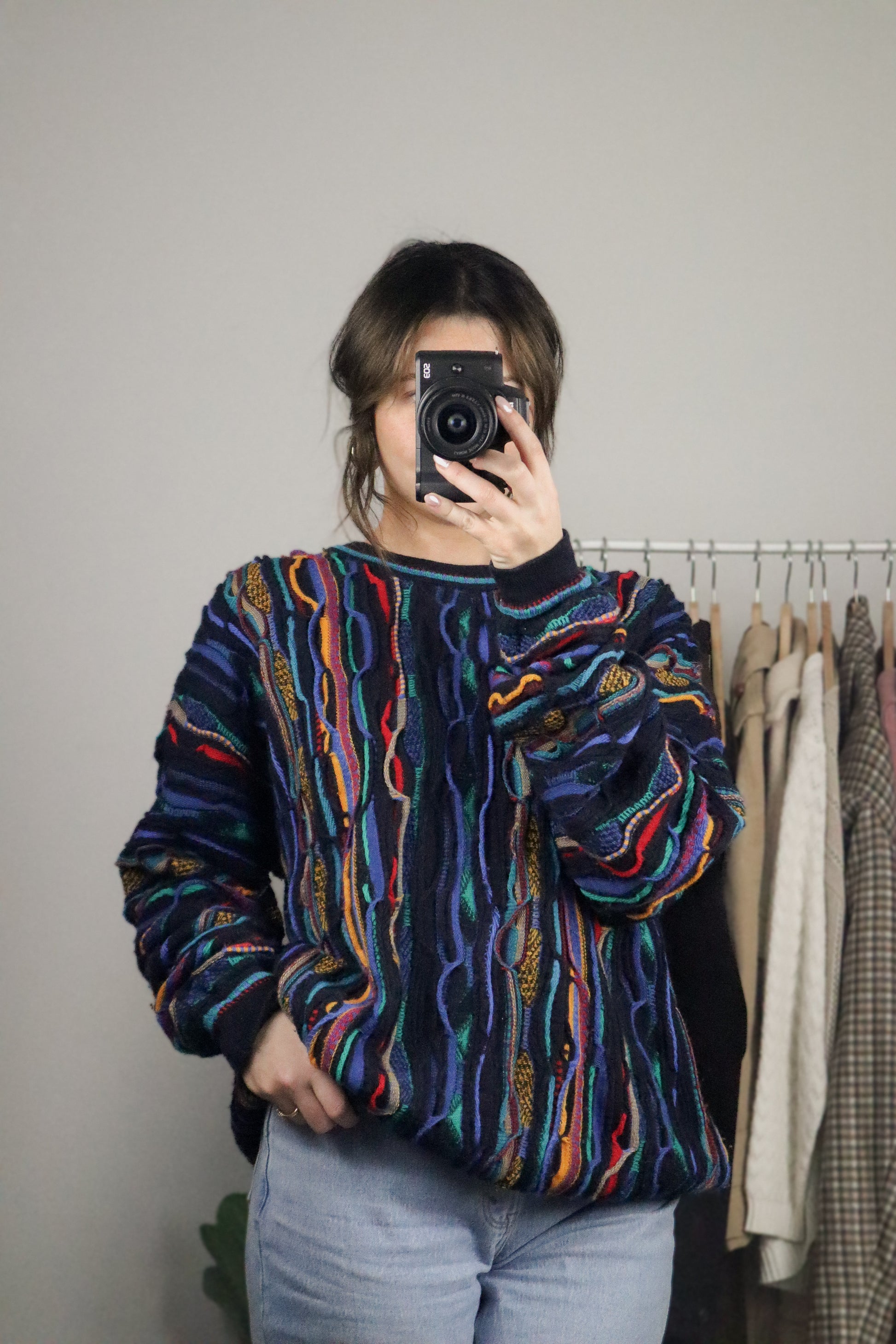 Made in Australia x Vintage x 3D Wool Sweater (L)