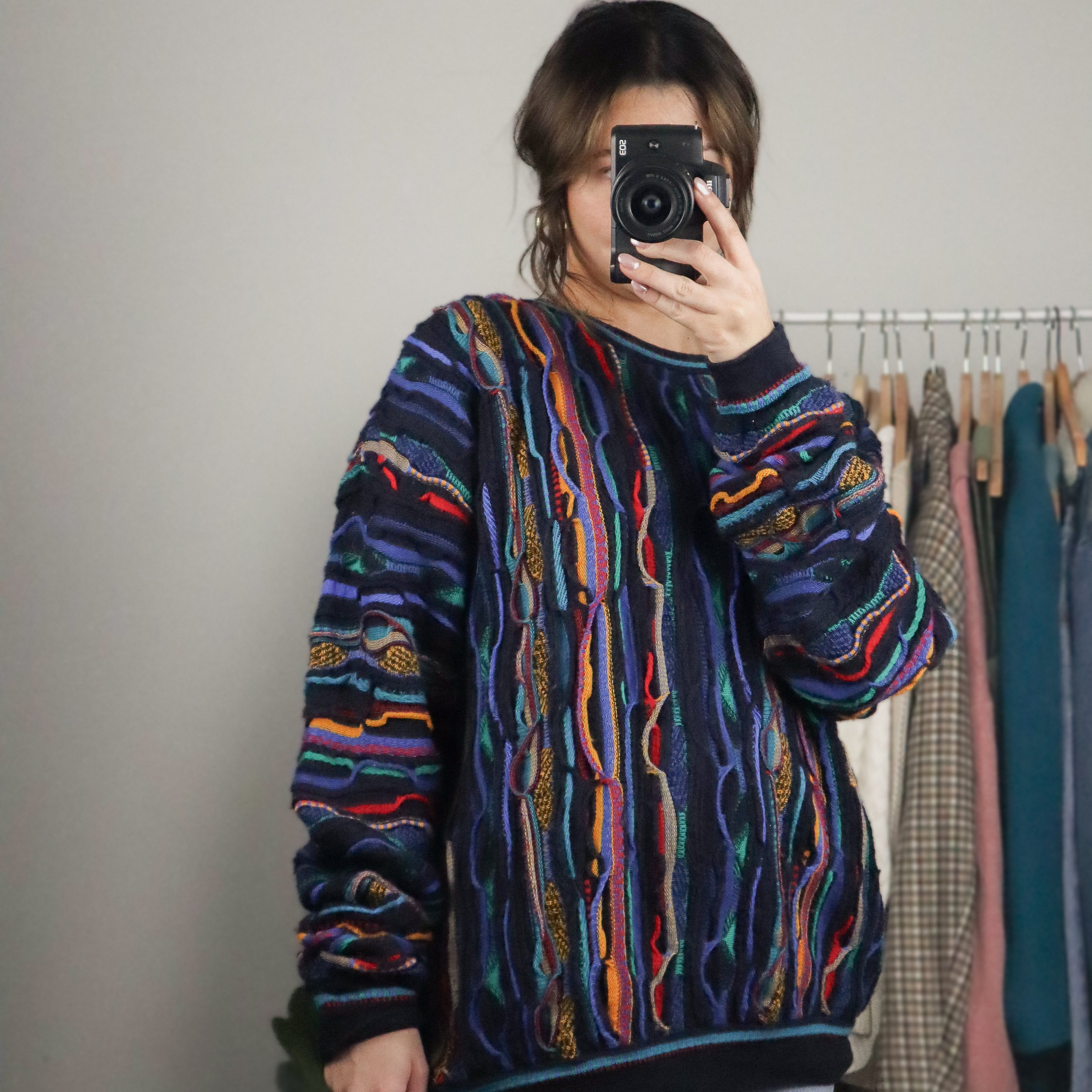 Made in Australia x Vintage x 3D Wool Sweater (L)