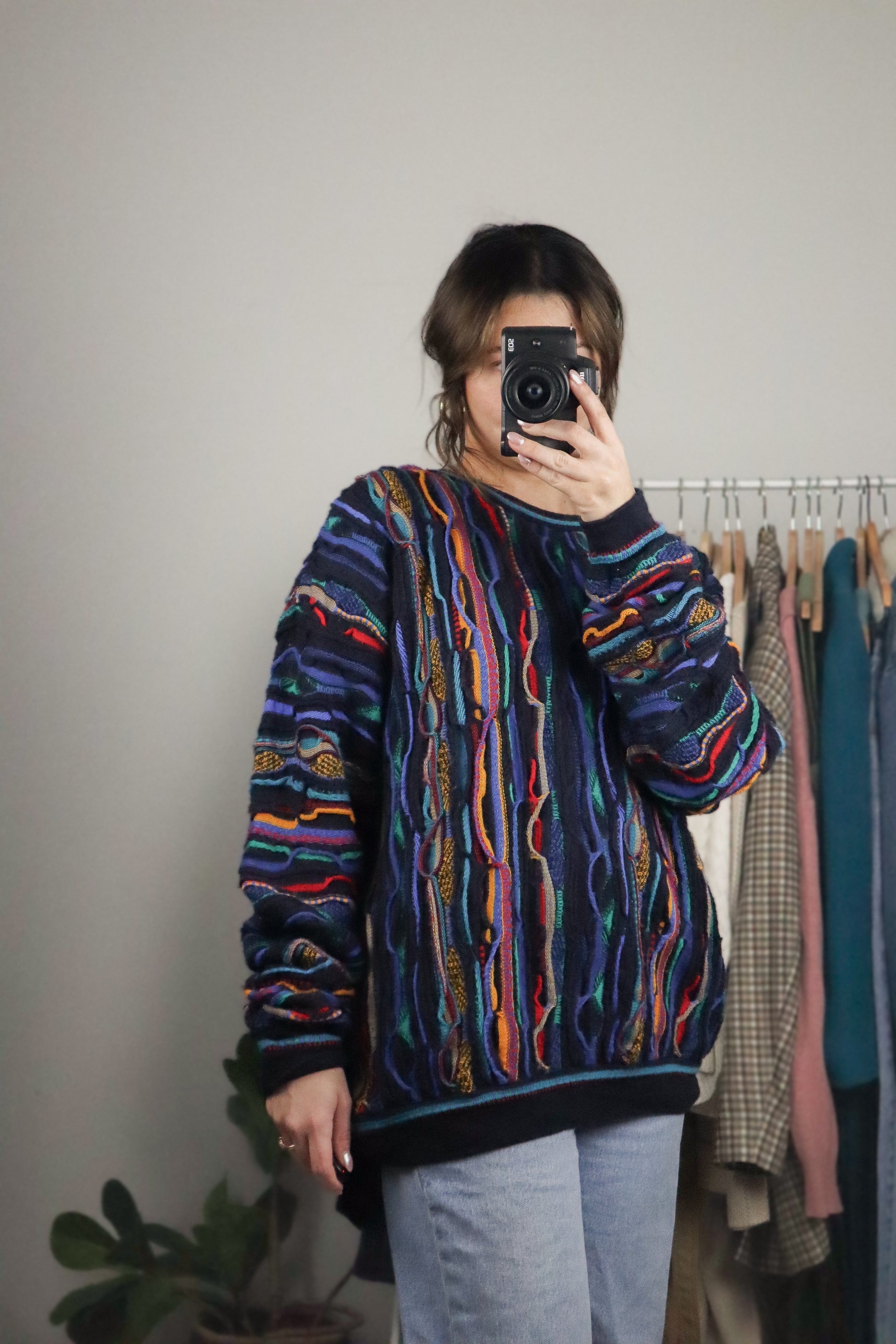 Made in Australia x Vintage x 3D Wool Sweater (L)