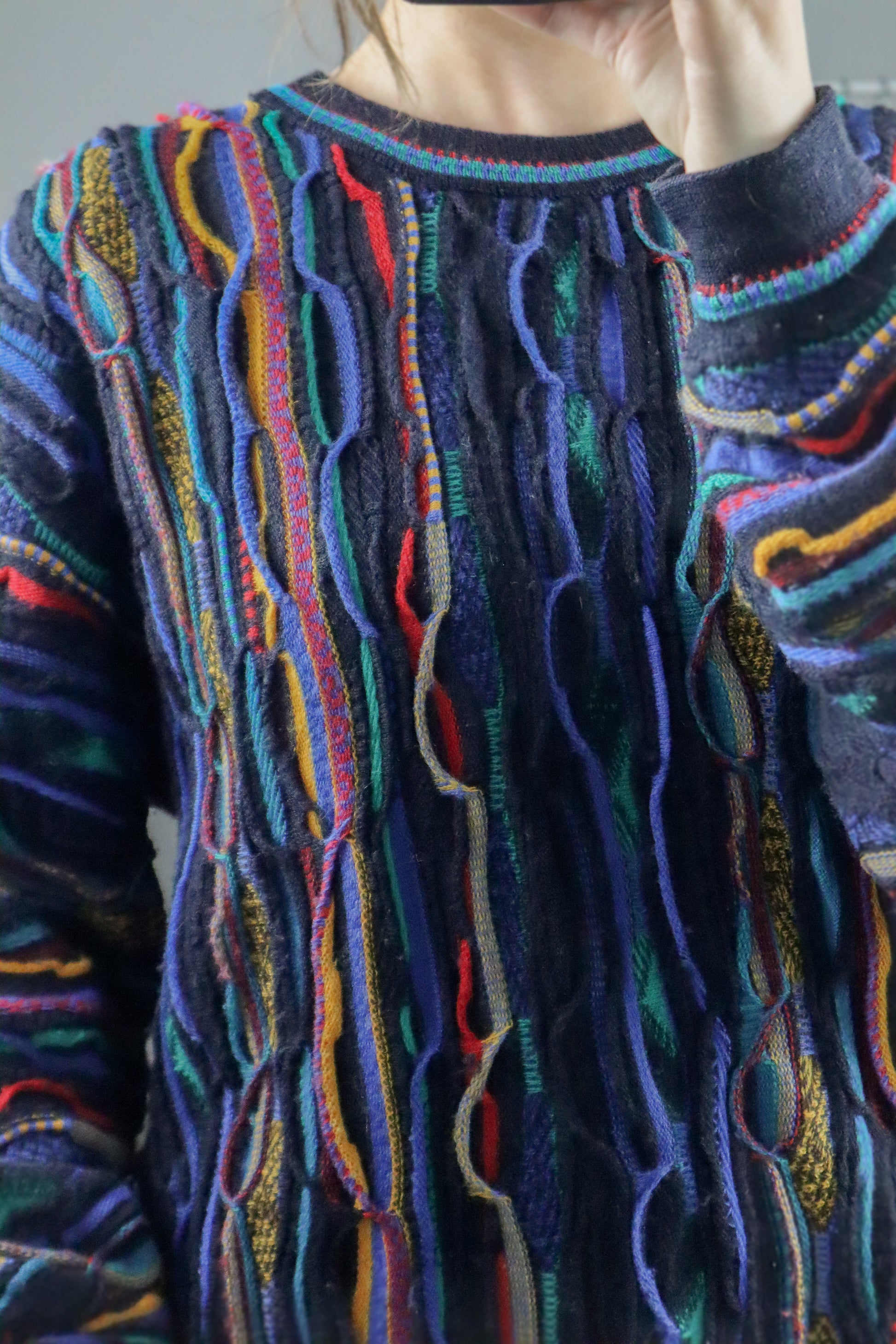 Made in Australia x Vintage x 3D Wool Sweater (L)