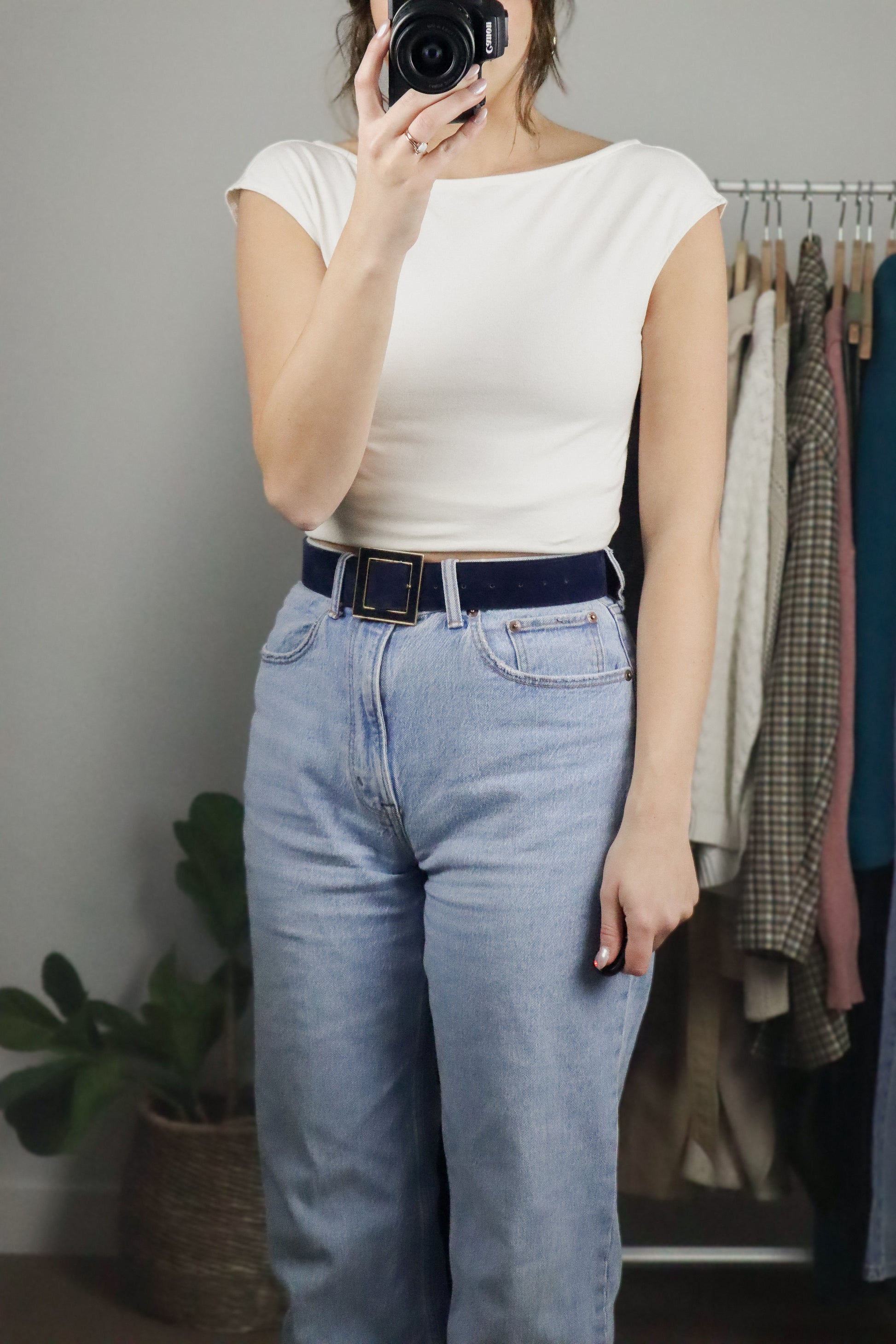 Vintage x Velvet Belt (XS)