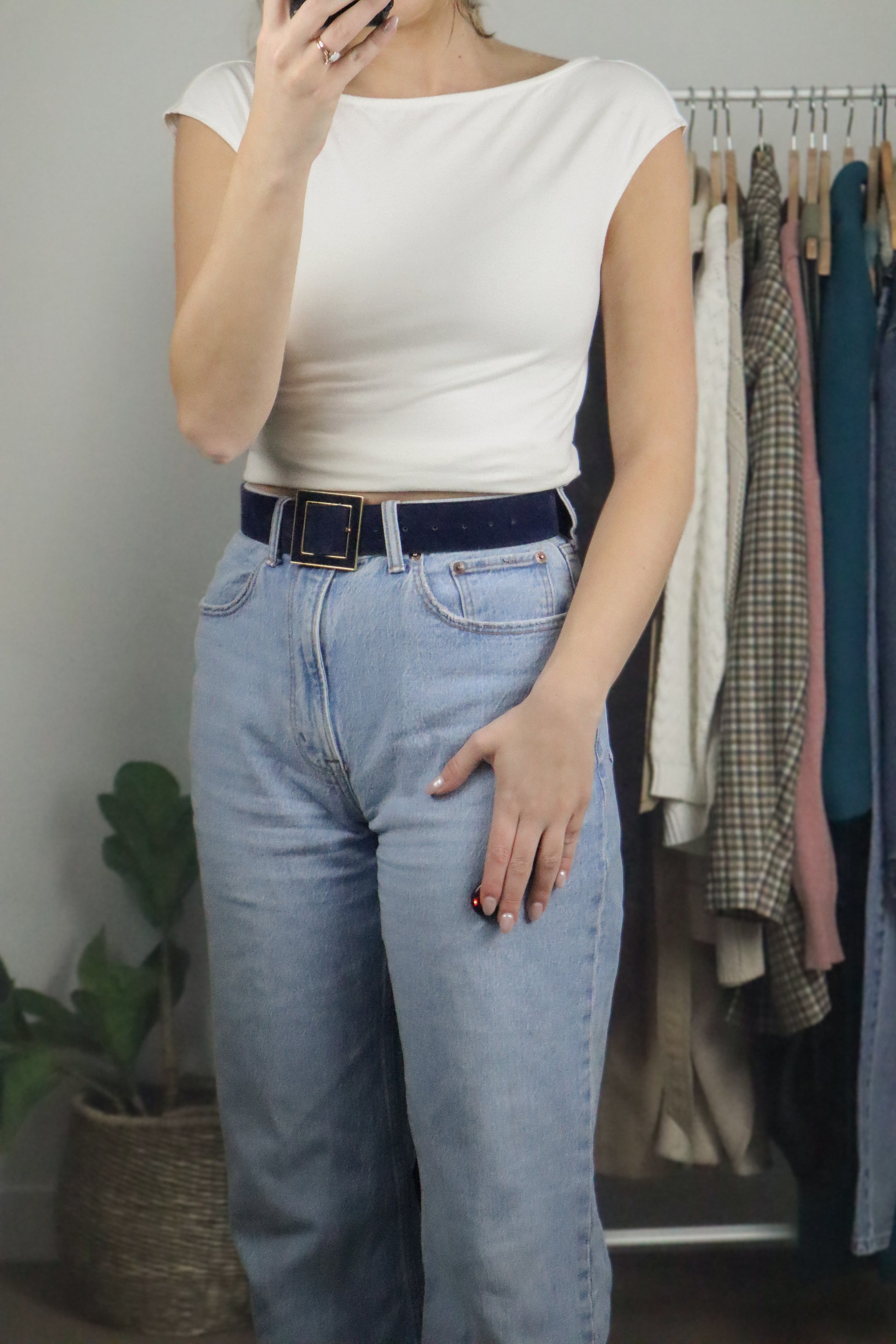 Vintage x Velvet Belt (XS)