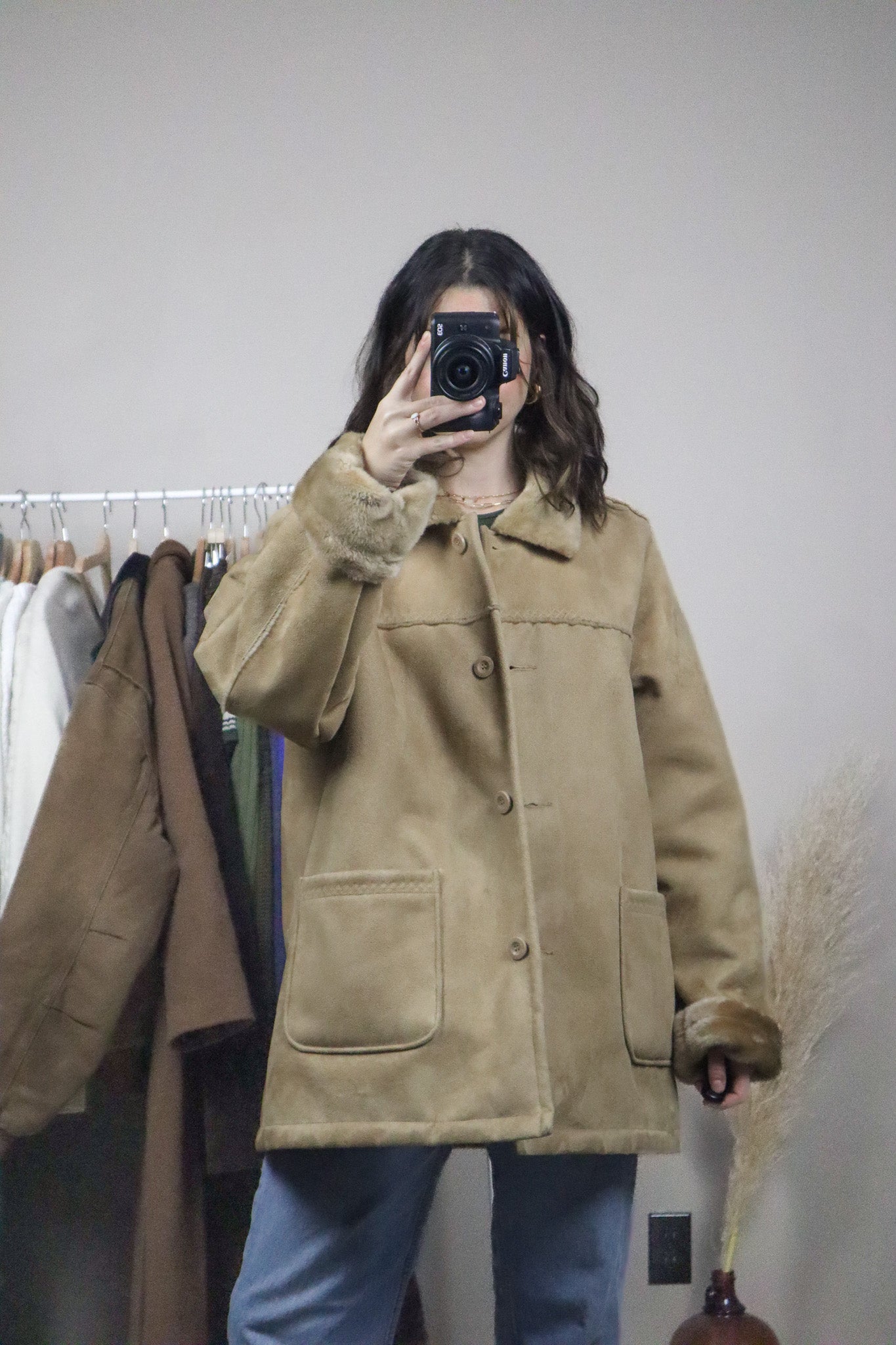 Vintage x Faux Fur Coat (L/XL)