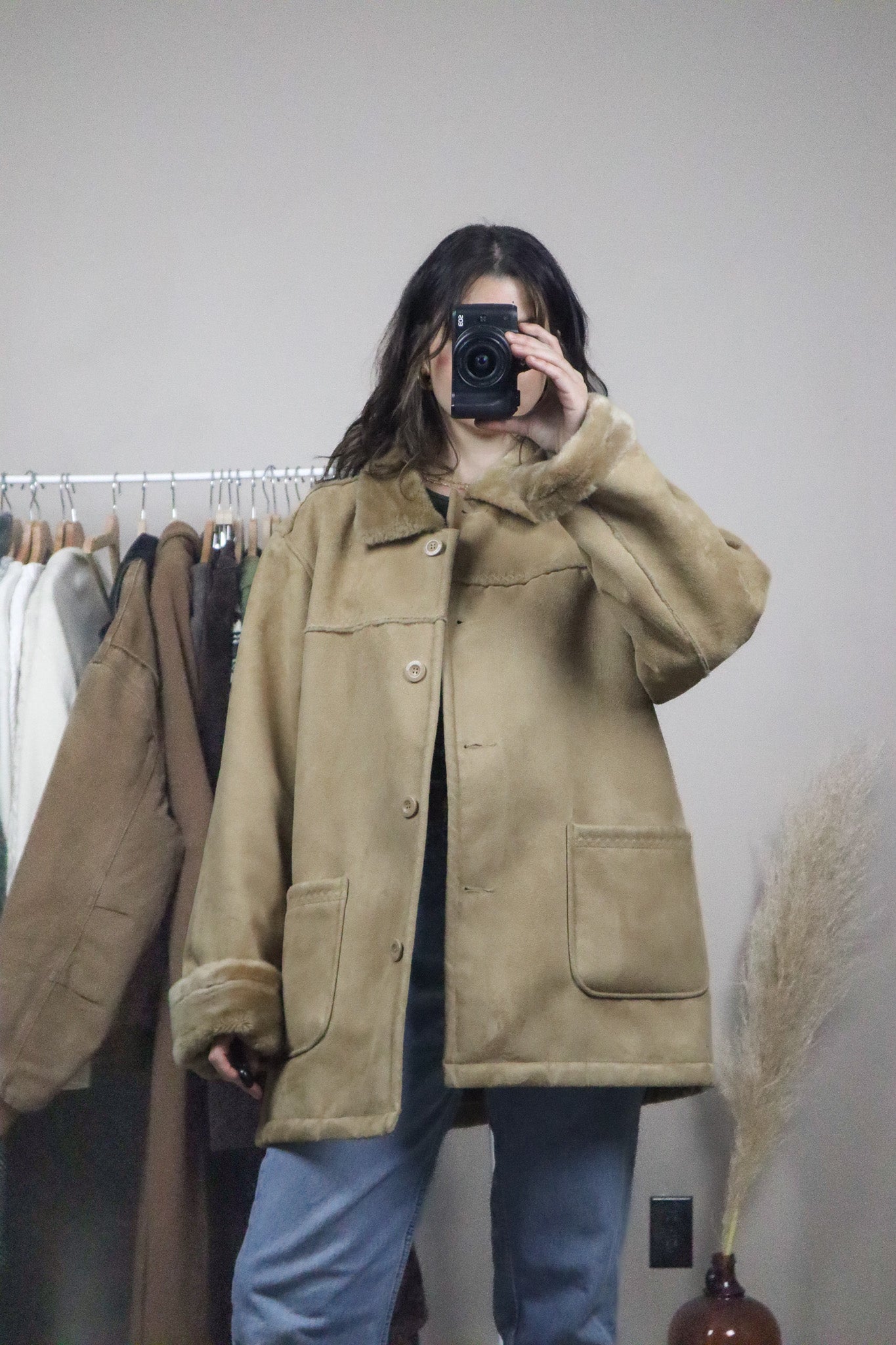 Vintage x Faux Fur Coat (L/XL)