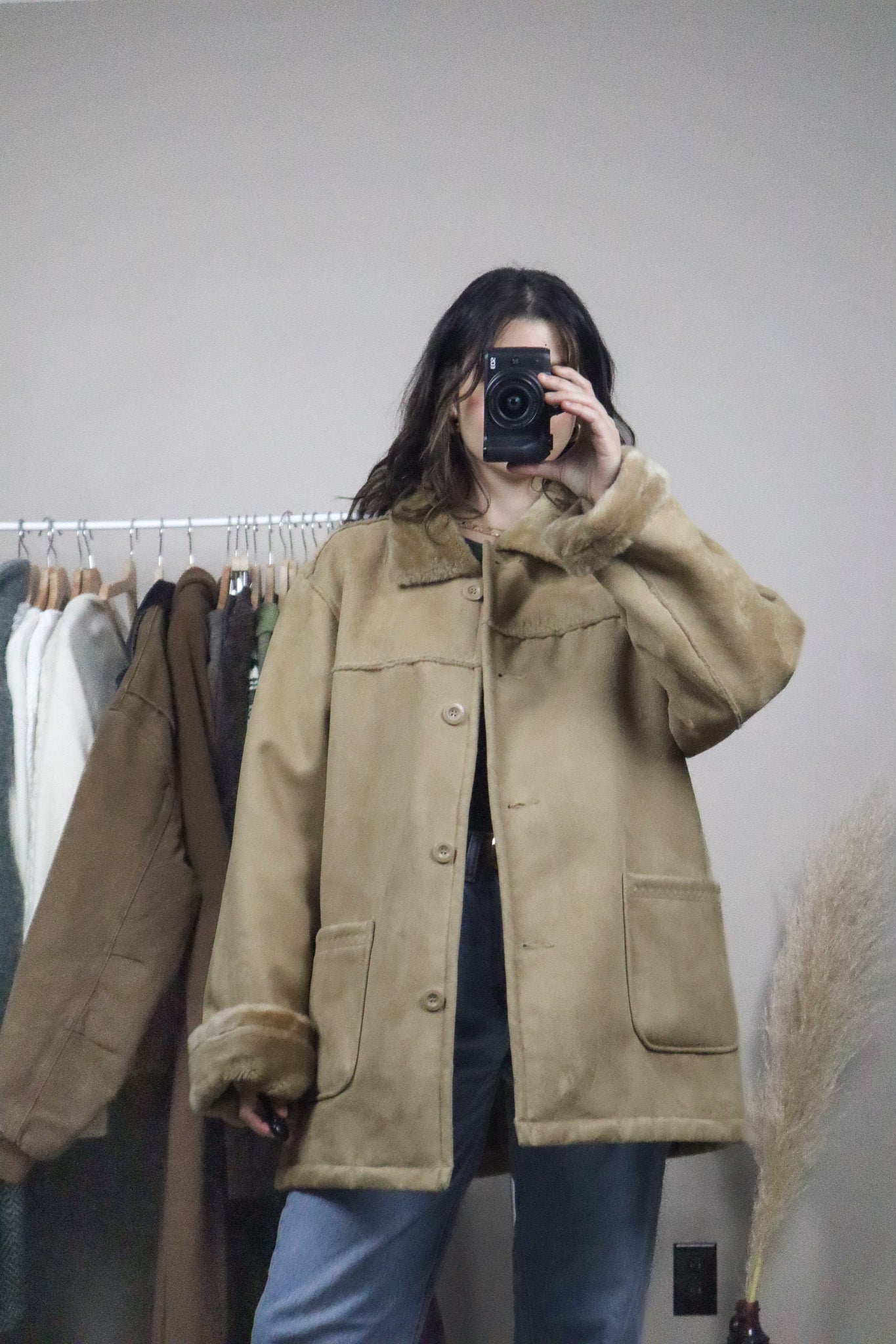 Vintage x Faux Fur Coat (L/XL)