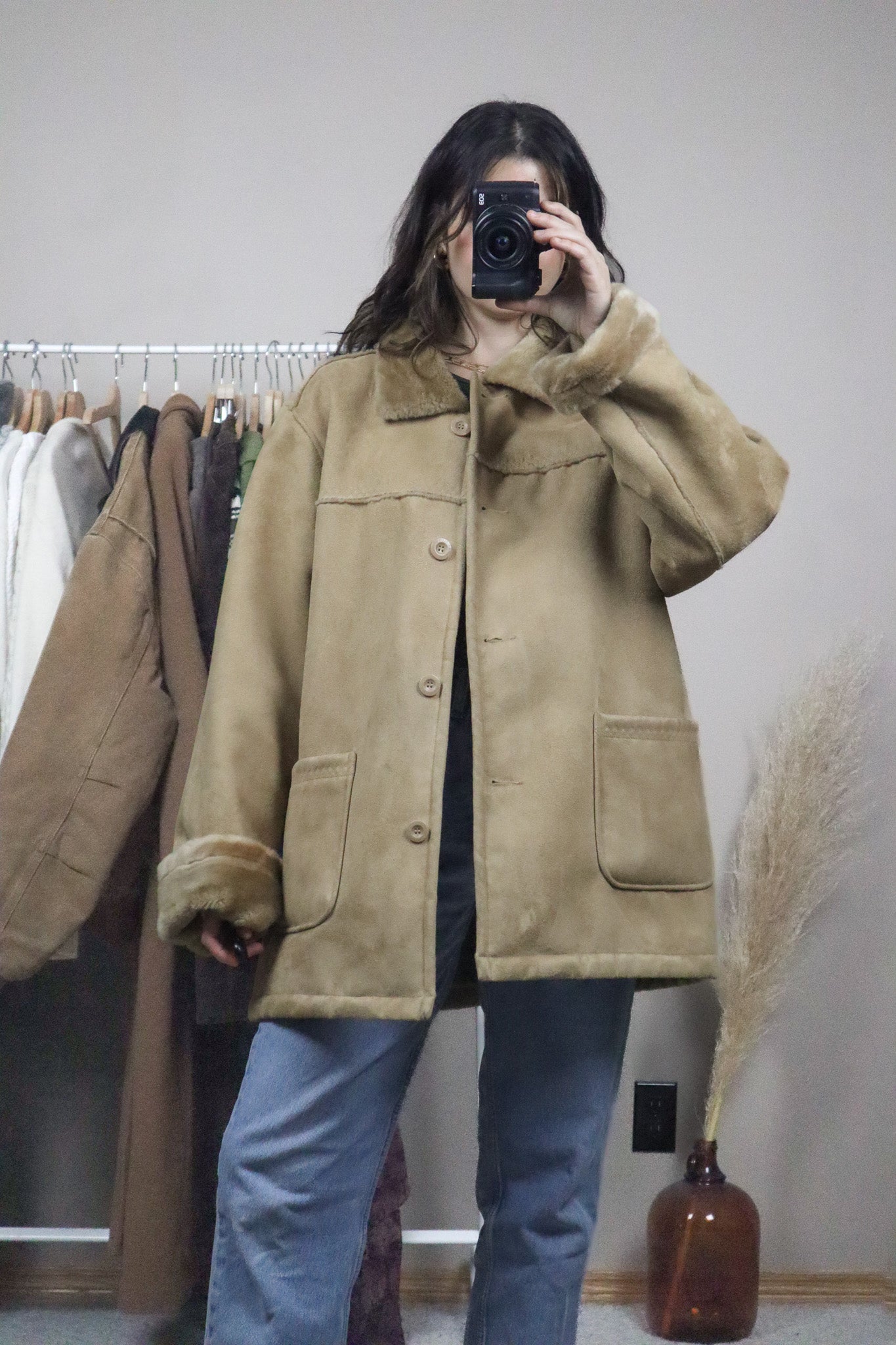 Vintage x Faux Fur Coat (L/XL)