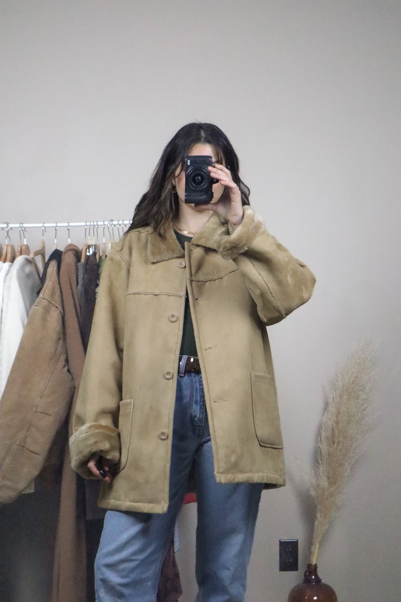 Vintage x Faux Fur Coat (L/XL)