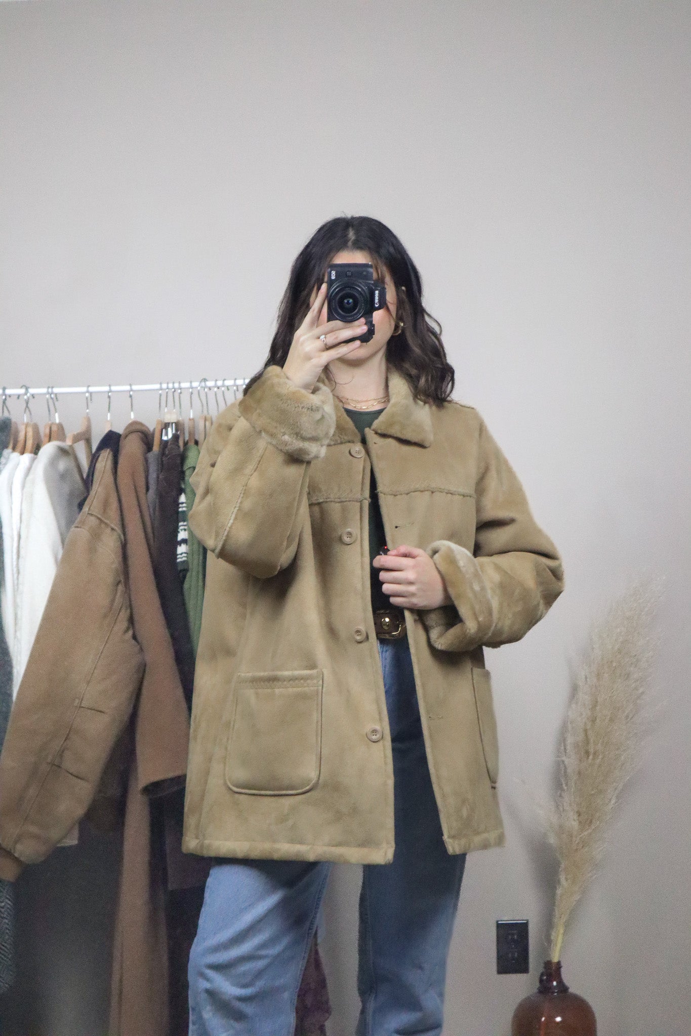 Vintage x Faux Fur Coat (L/XL)