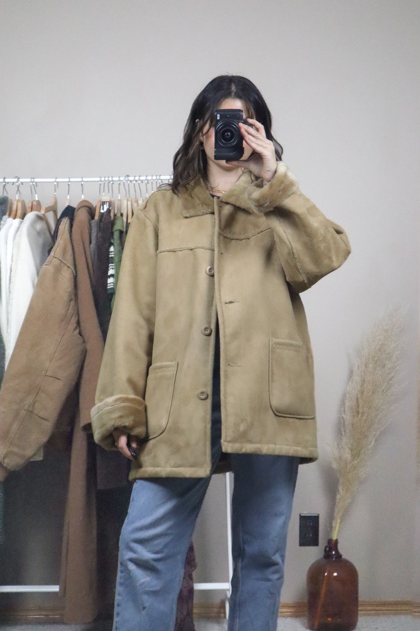Vintage x Faux Fur Coat (L/XL)