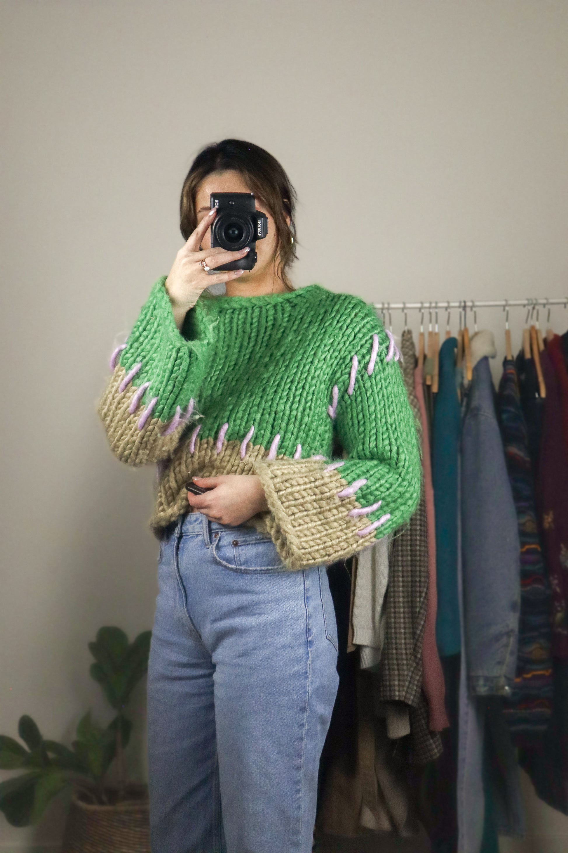 Modern x Chunky Knit Sweater (S)