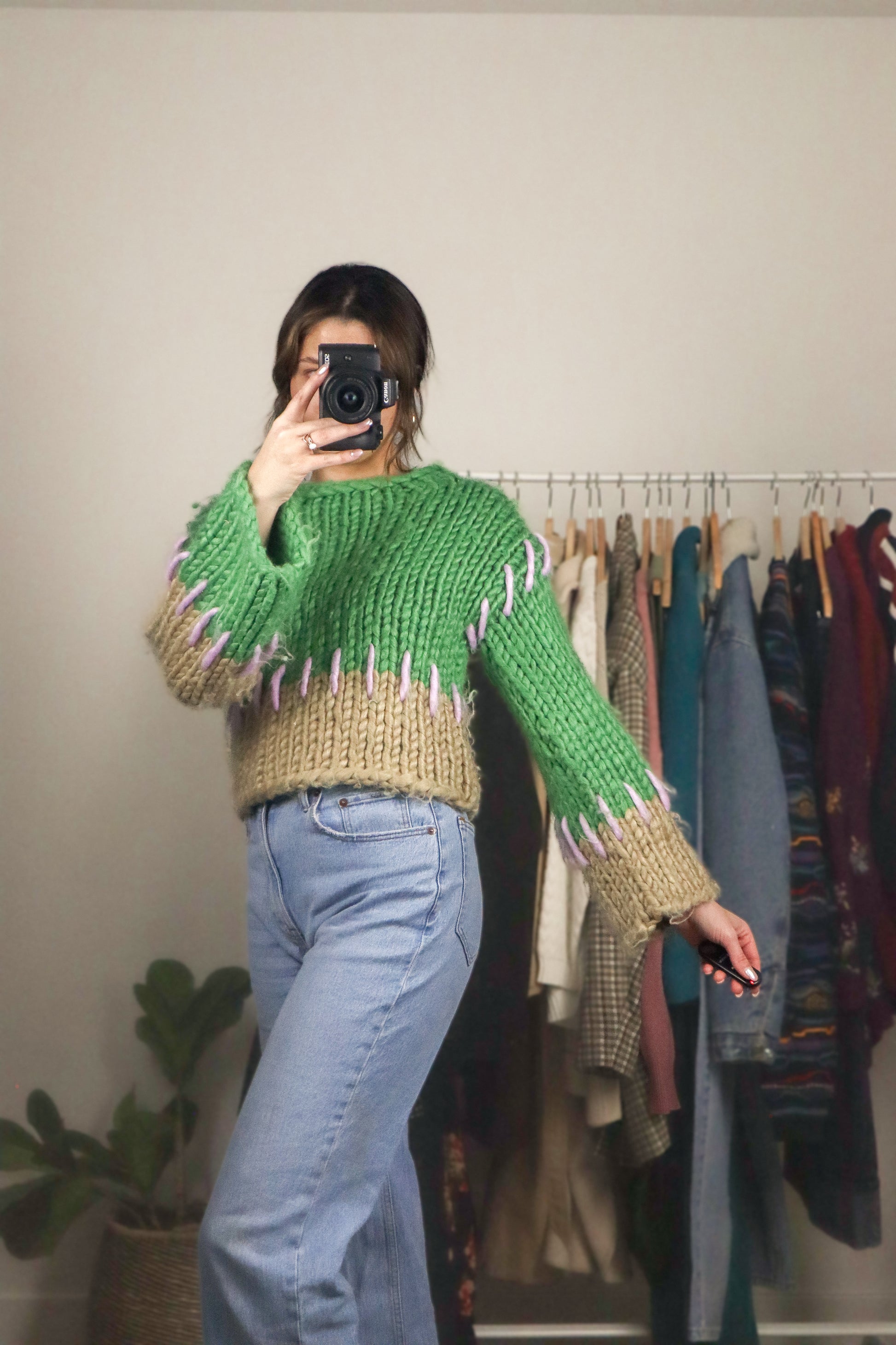 Modern x Chunky Knit Sweater (S)