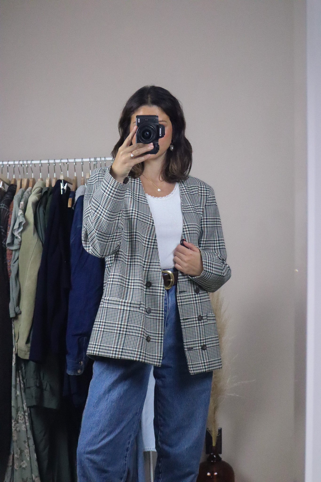 Vintage x Plaid Blazer (10/12)