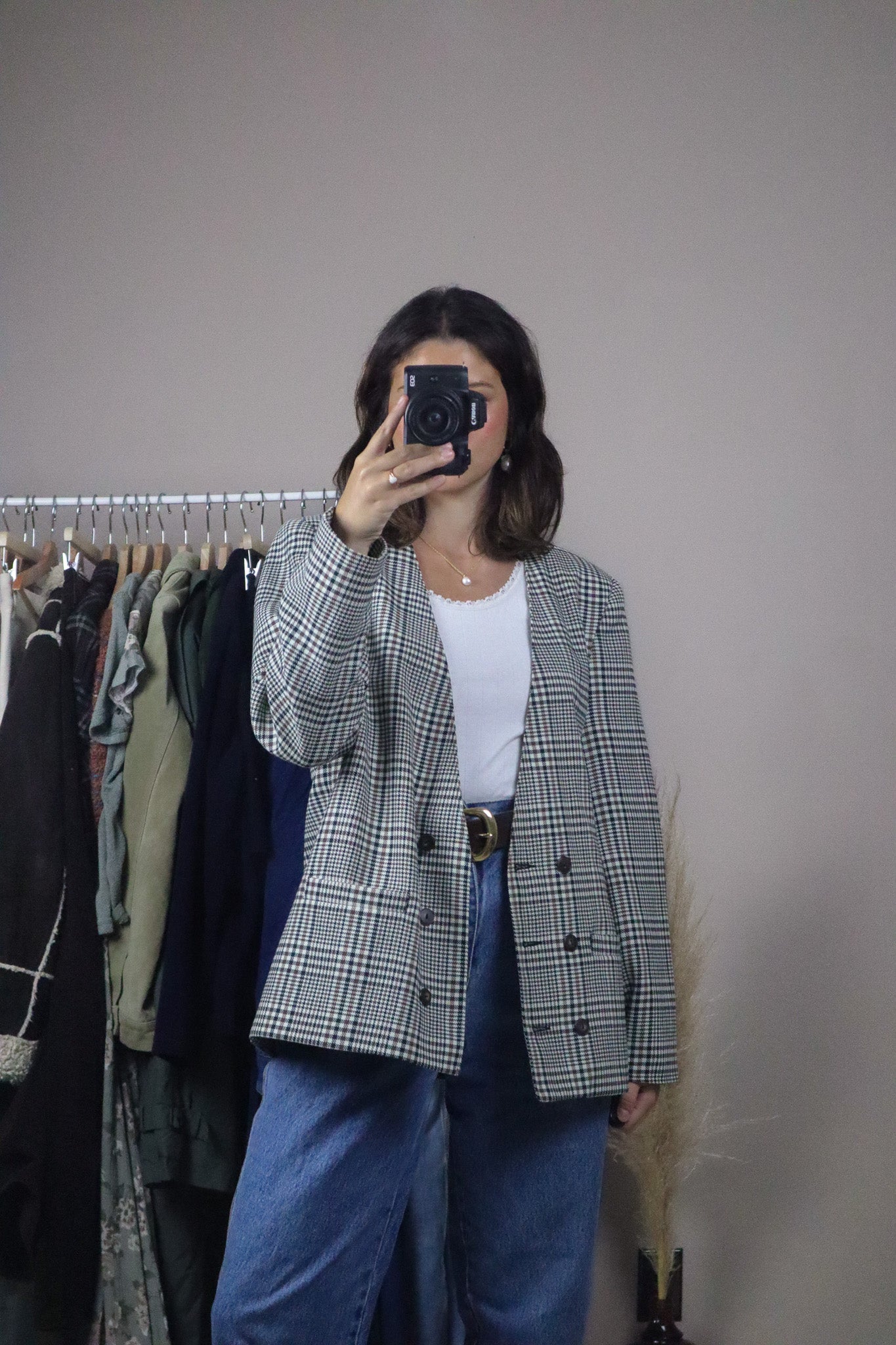 Vintage x Plaid Blazer (10/12)