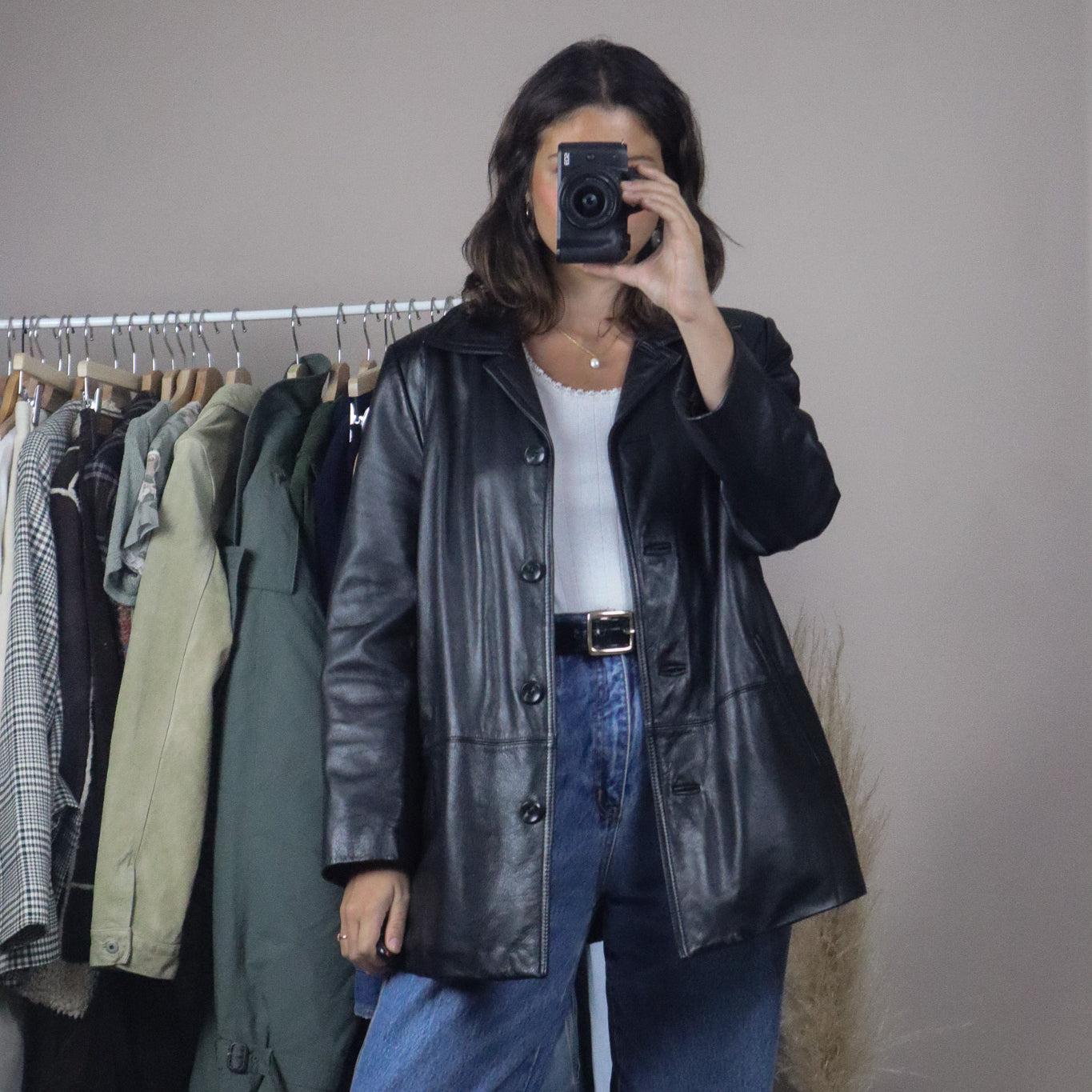 Vintage x Danier Leather Blazer (S)
