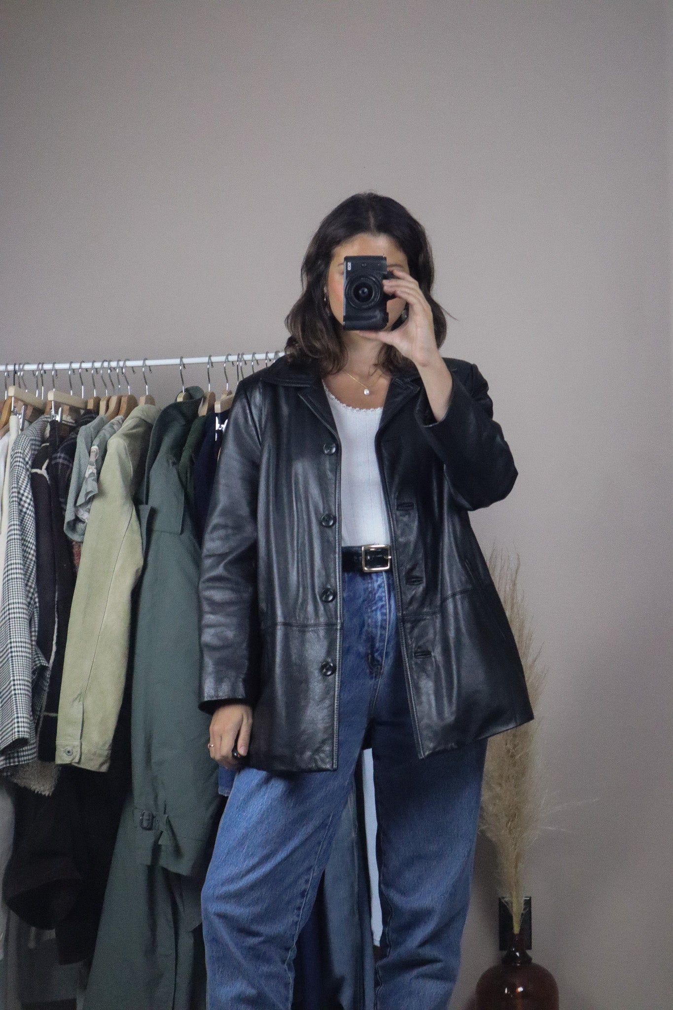 Vintage x Danier Leather Blazer (S)