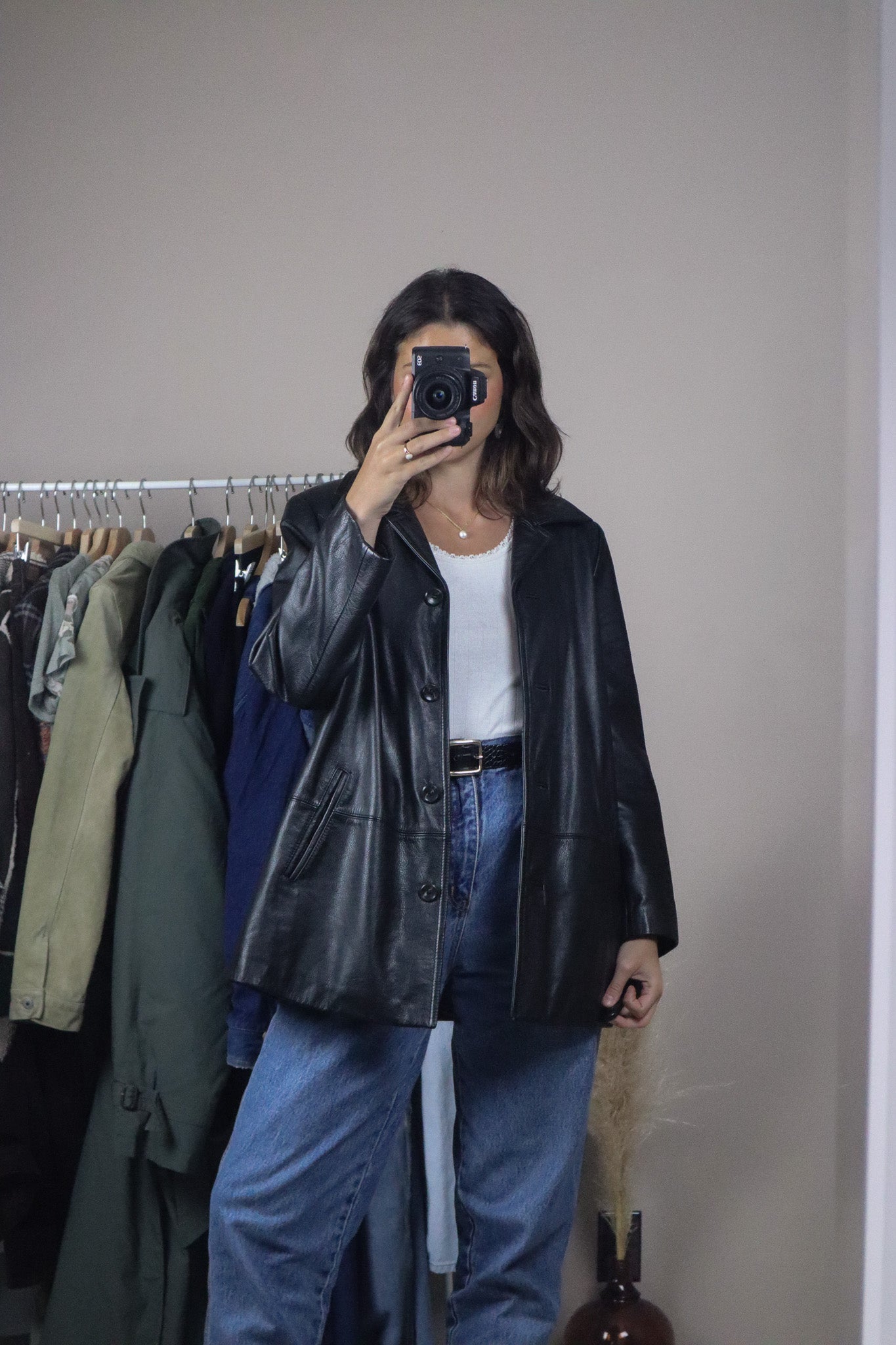 Vintage x Danier Leather Blazer (S)