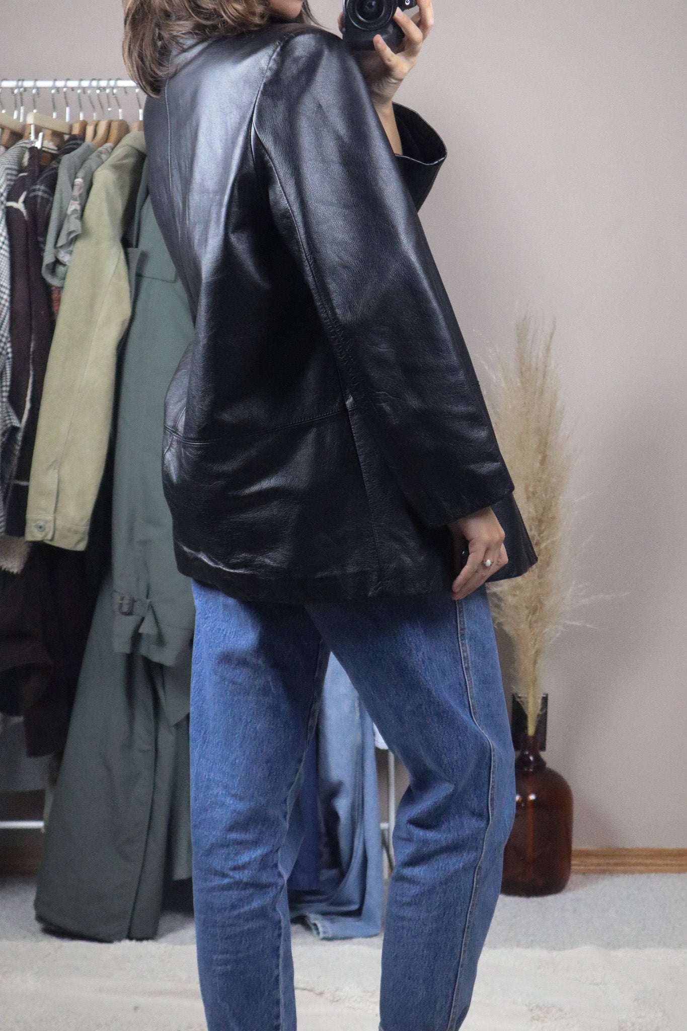 Vintage x Danier Leather Blazer (S)