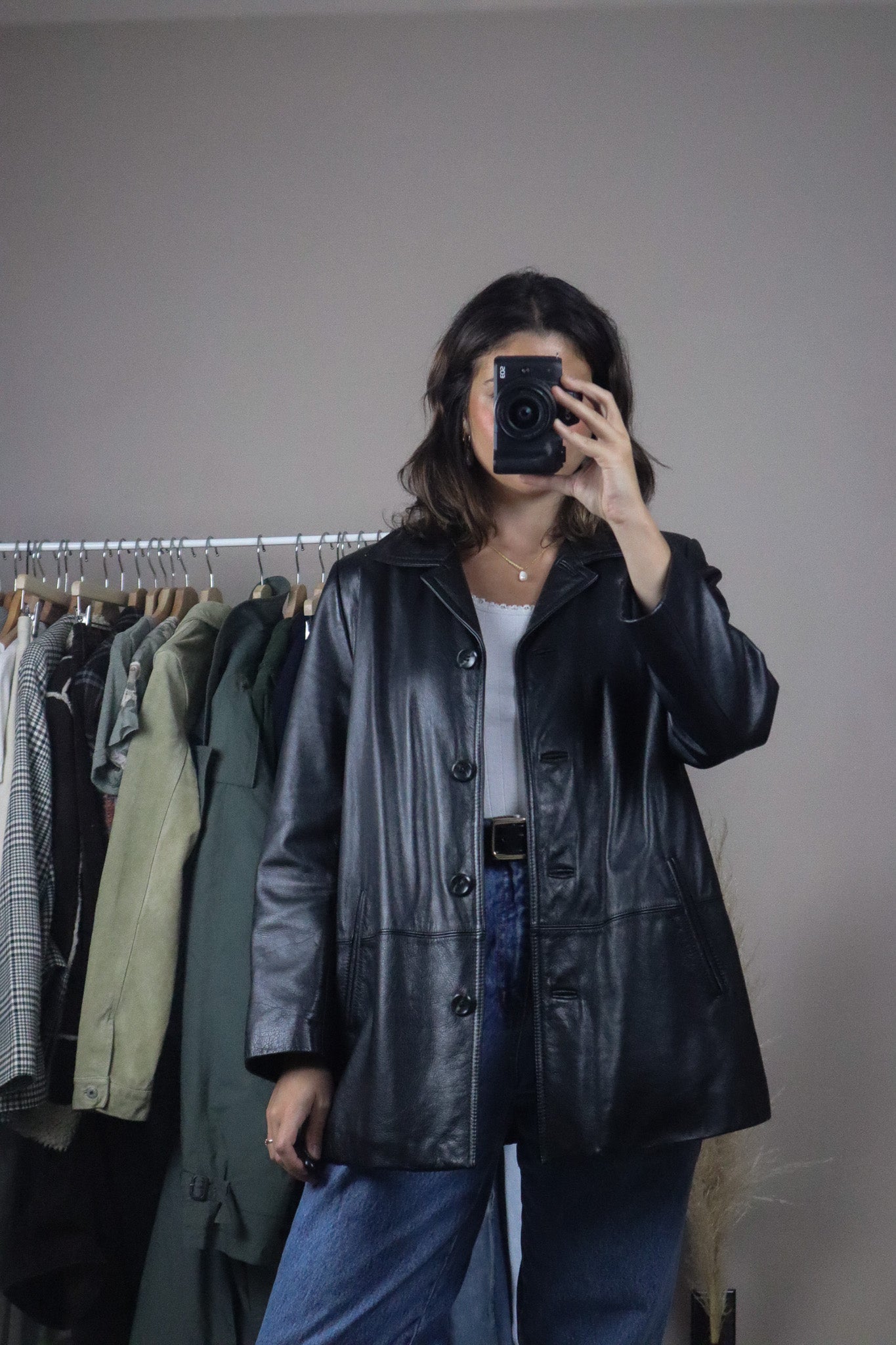 Vintage x Danier Leather Blazer (S)