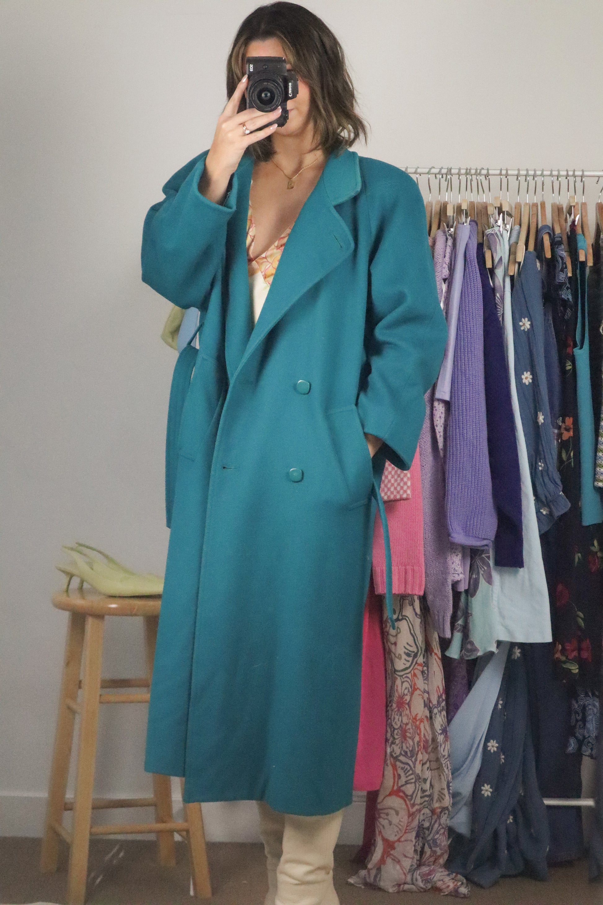 Vintage x London Fog Wool Coat (M)