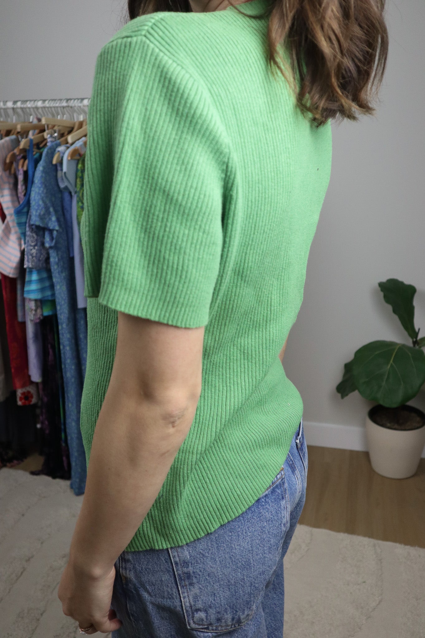 Vintage x Cotton Short-Sleeve Knit (M)