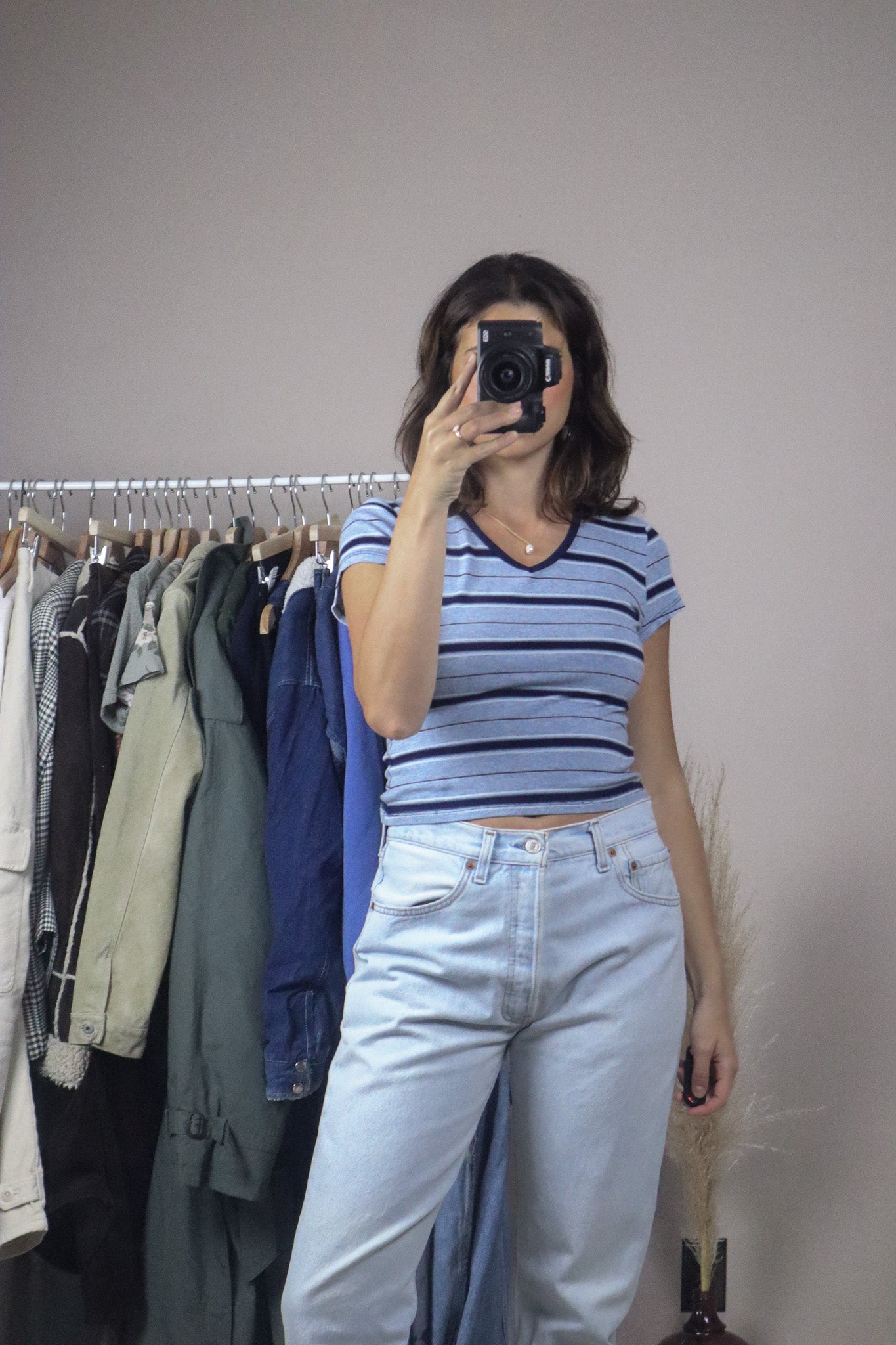 Vintage x Striped T-Shirt (S)