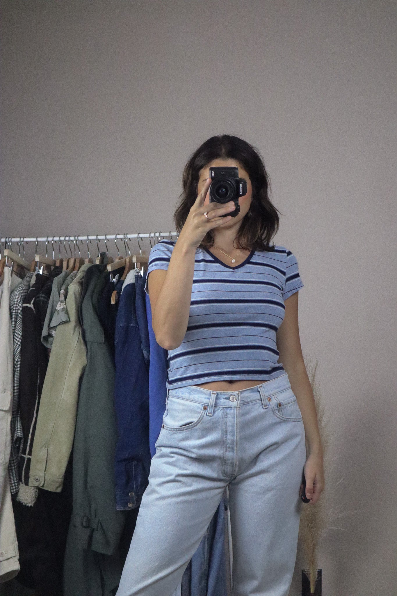 Vintage x Striped T-Shirt (S)