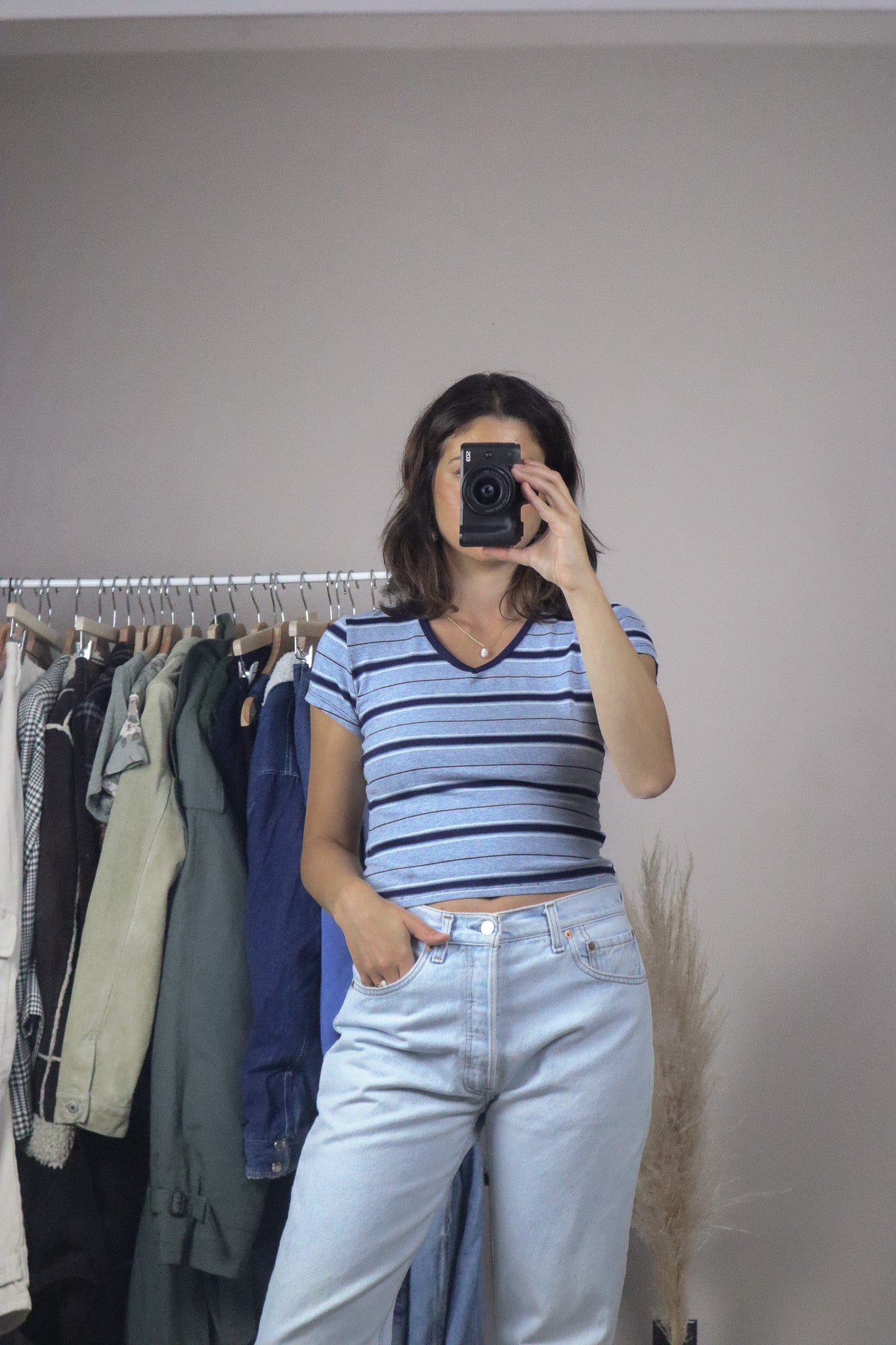 Vintage x Striped T-Shirt (S)