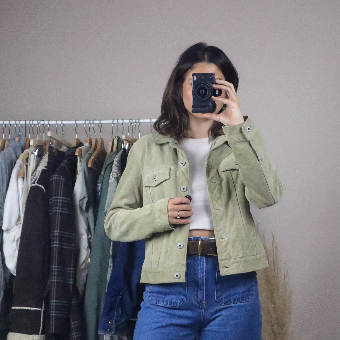 Vintage x Suede Cropped Jacket (XS/S)