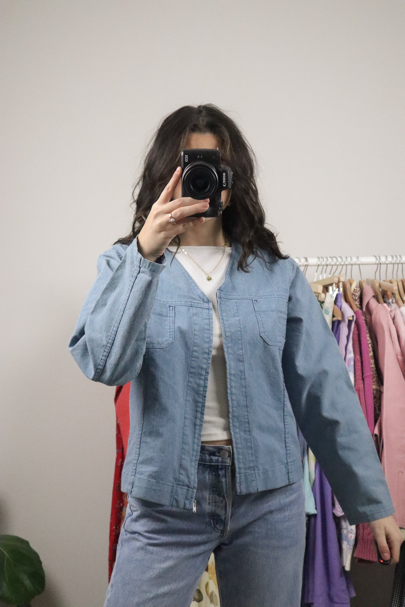 Made in Canada x Vintage x Pinstrip Lightweight Jacket (4-8)