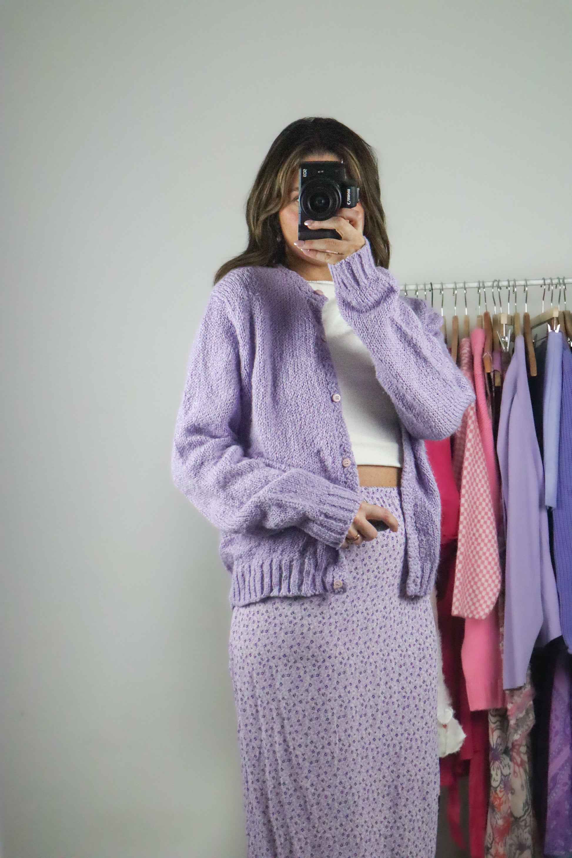 Vintage x Knit Cardigan (M)