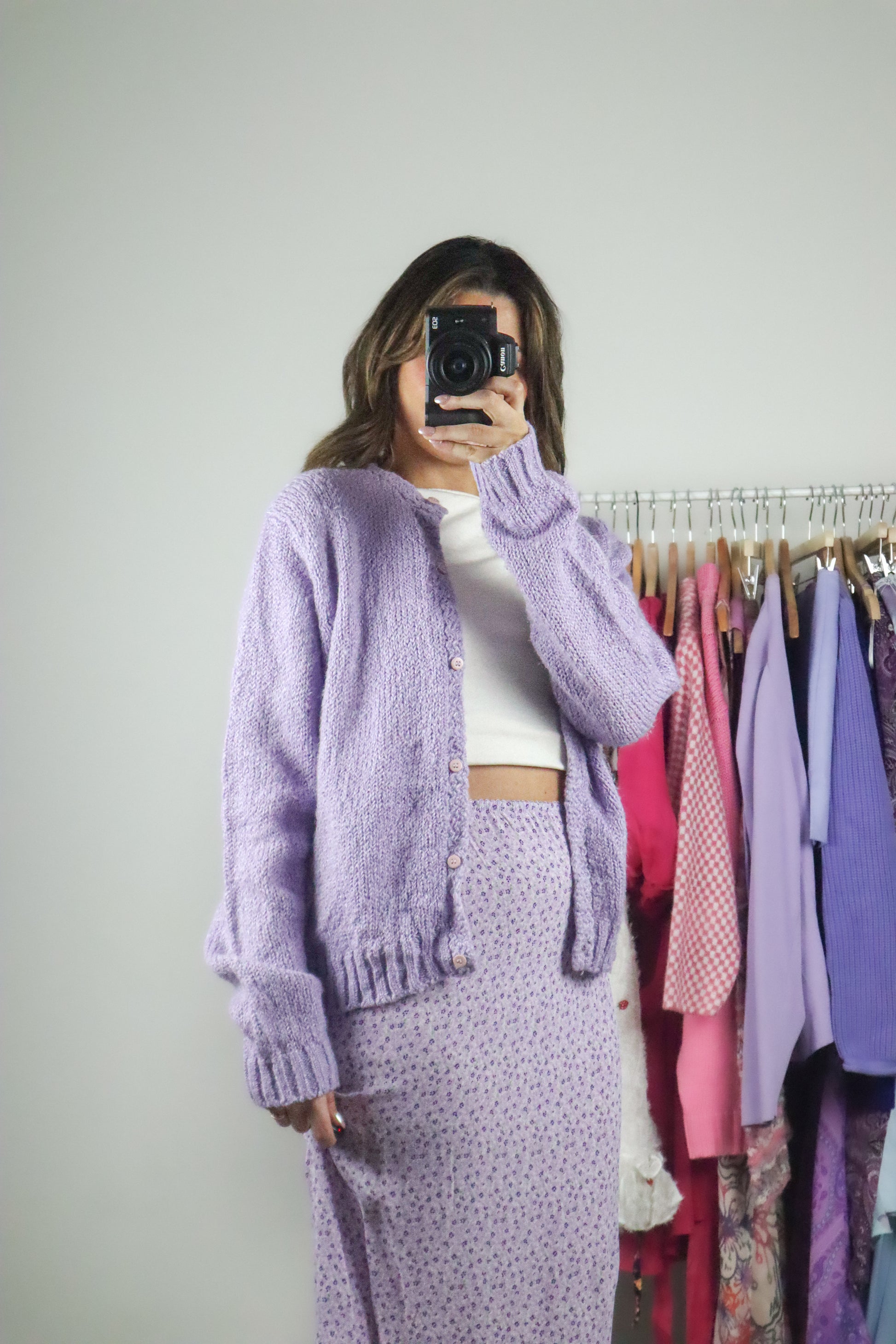 Vintage x Knit Cardigan (M)