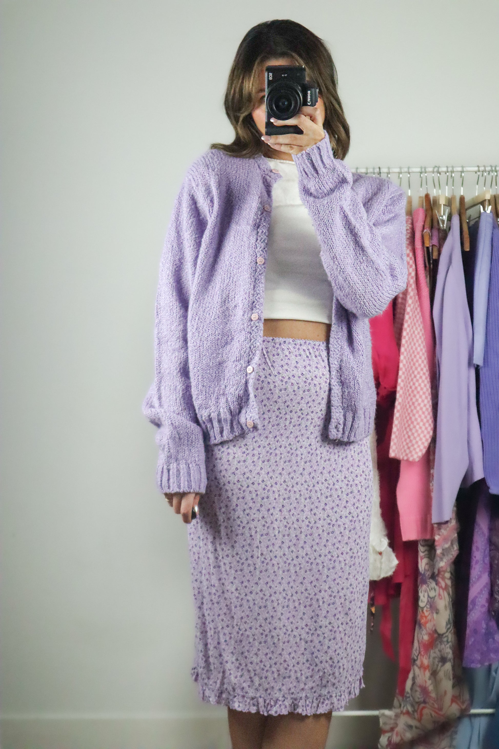 Vintage x Knit Cardigan (M)