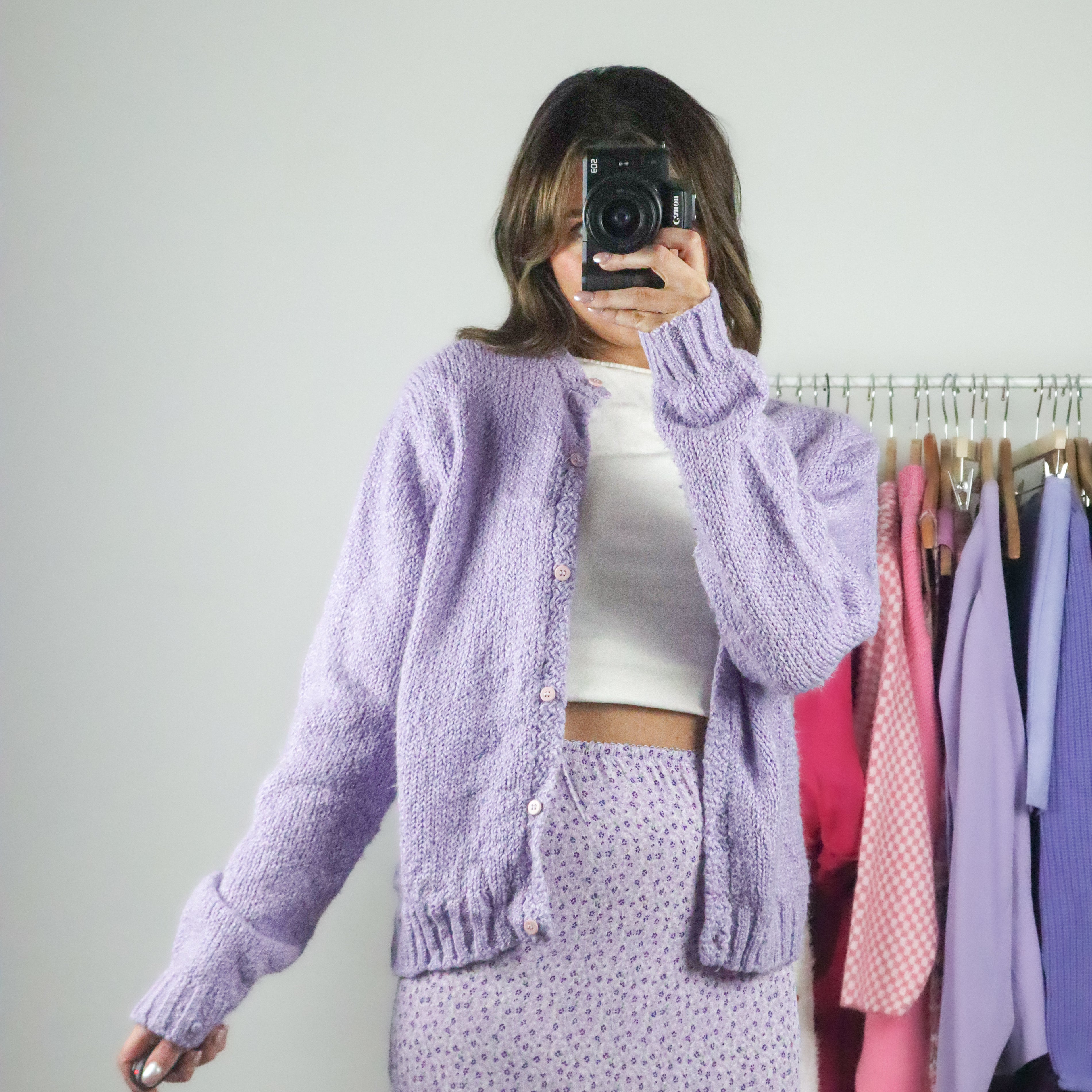 Vintage x Knit Cardigan (M)
