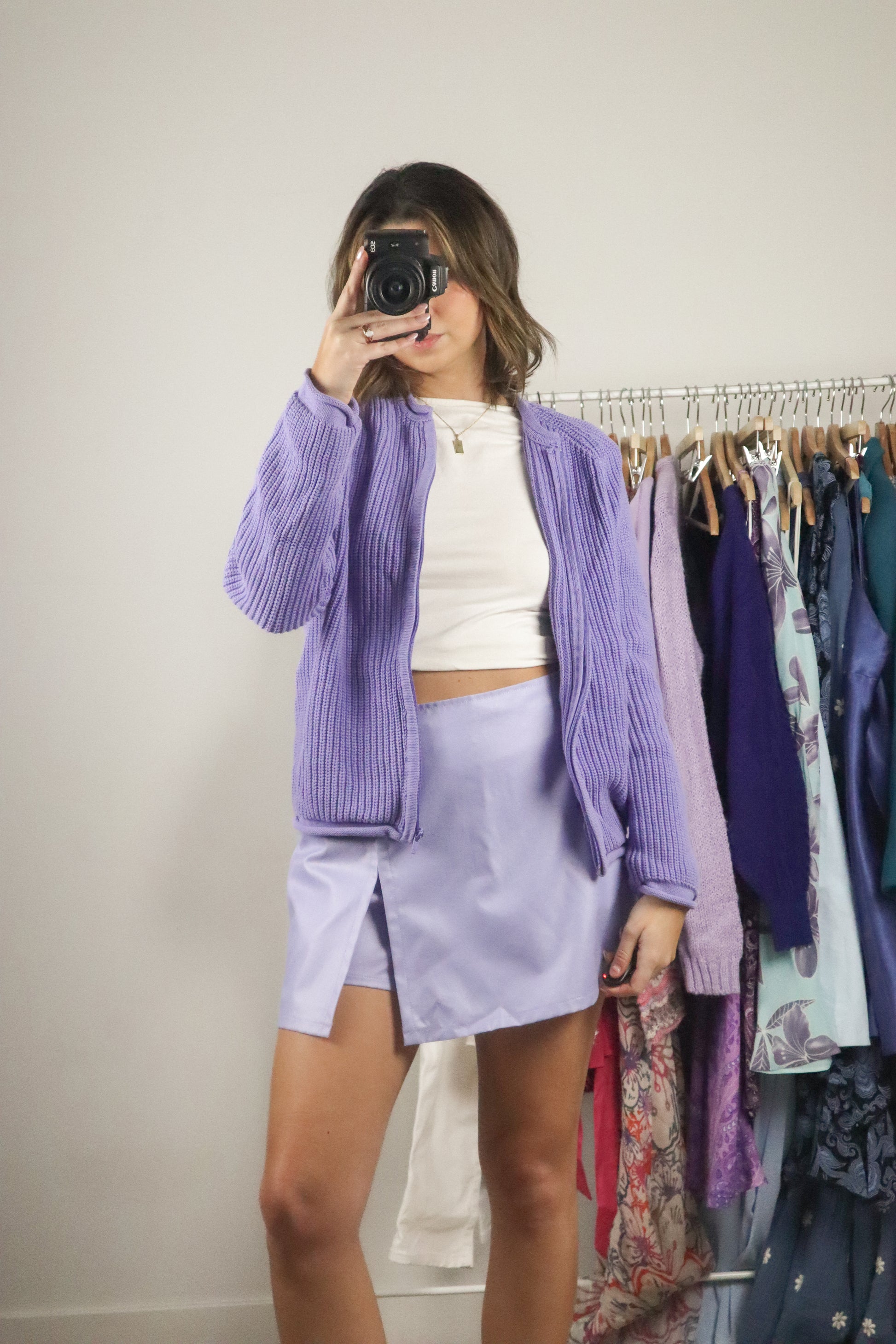 Vintage x Zip Up Sweater (S/M)