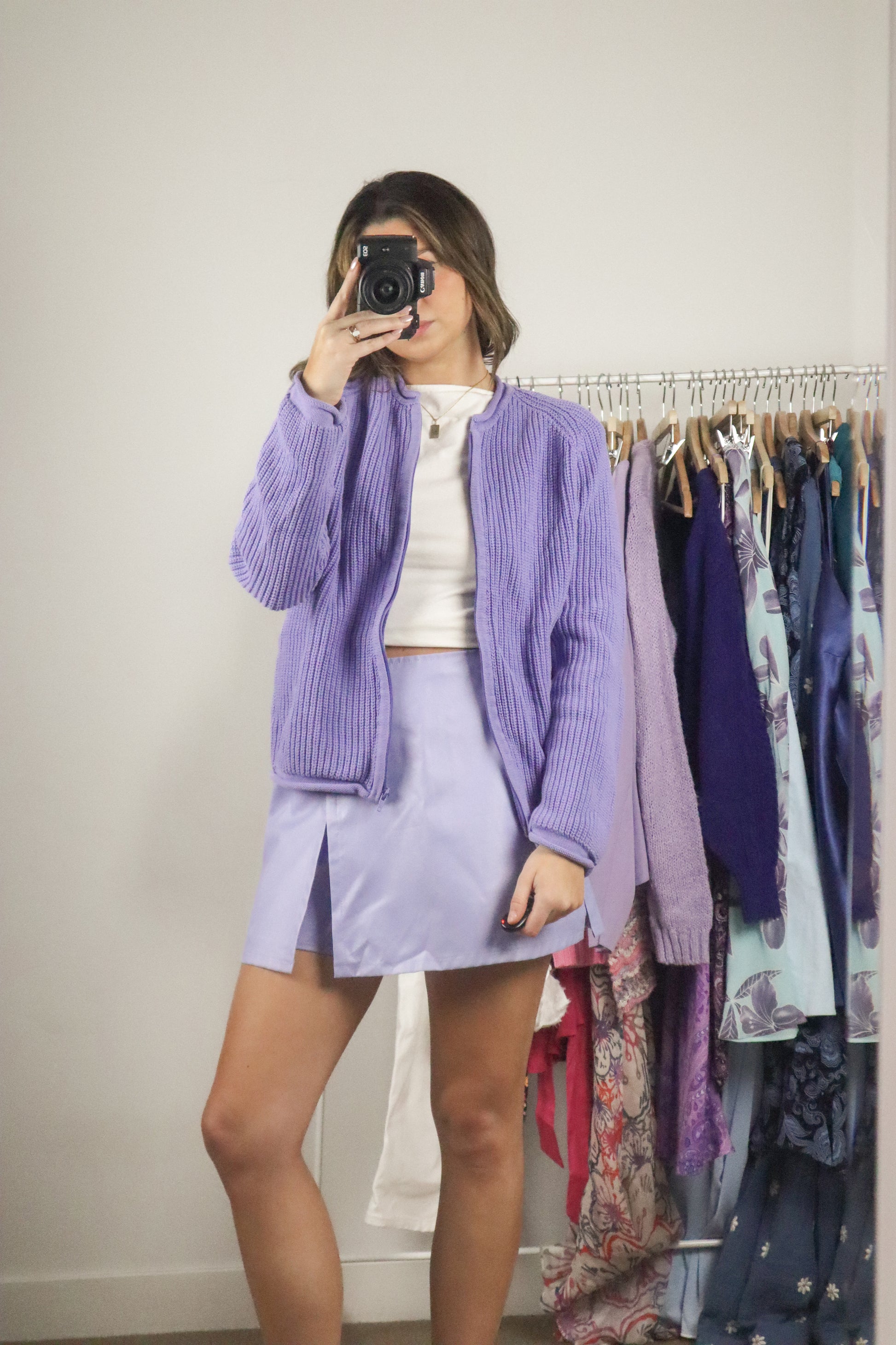 Vintage x Zip Up Sweater (S/M)