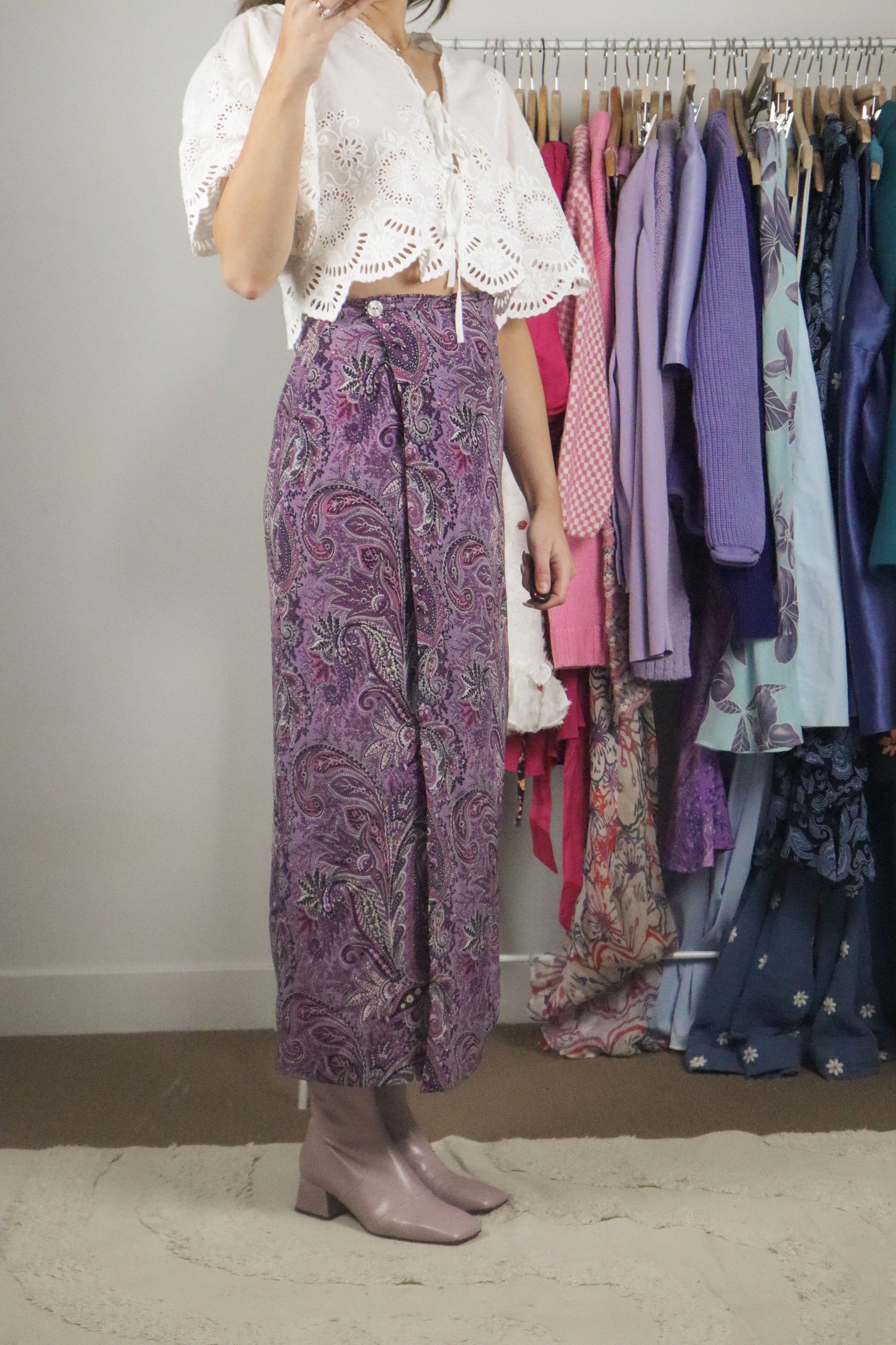 Made in Canada x Vintage x Paisly Skirt (2)