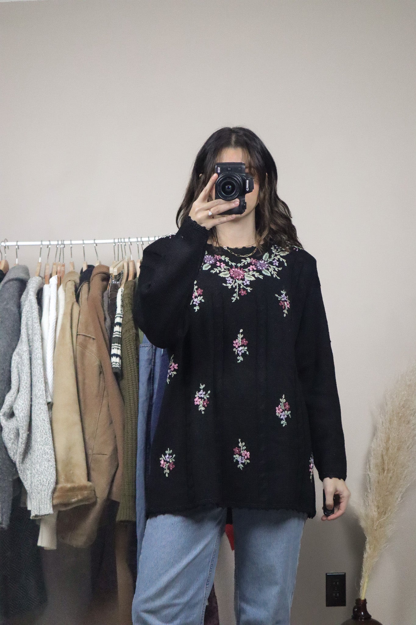 Vintage x Deadstock x Knit Embroidered Sweater (M/L)