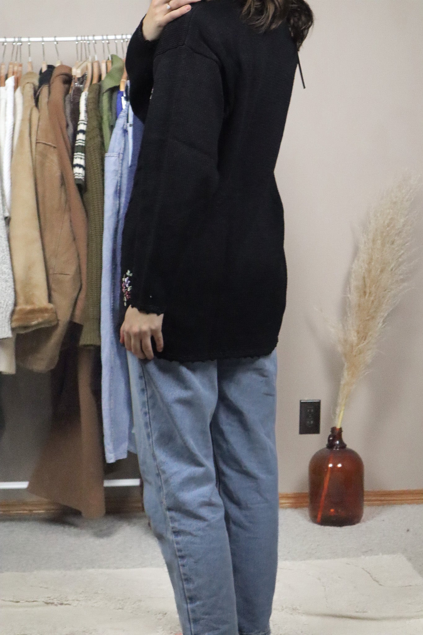 Vintage x Deadstock x Knit Embroidered Sweater (M/L)