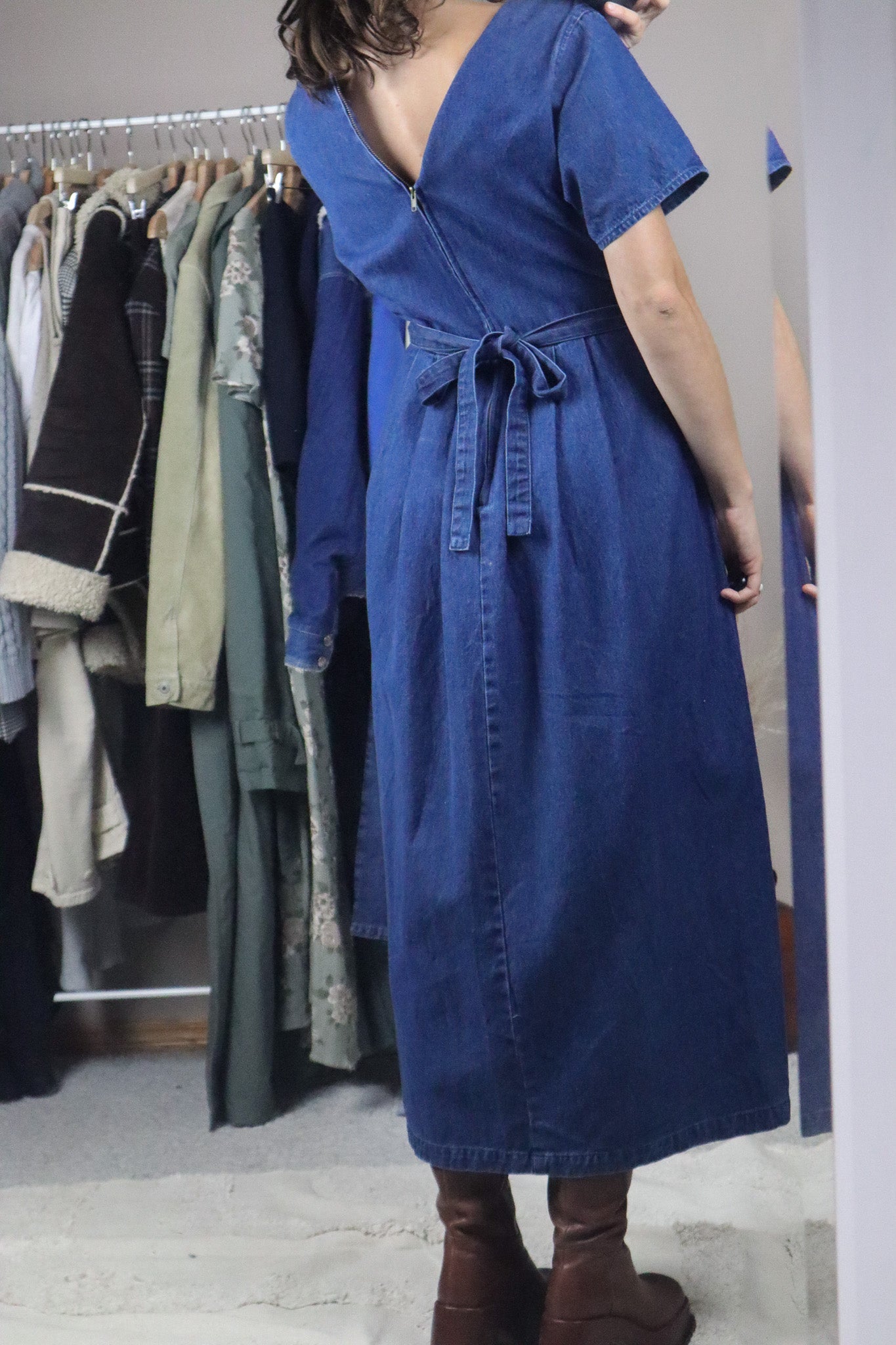 Vintage x Denim Maxi Dress (8)