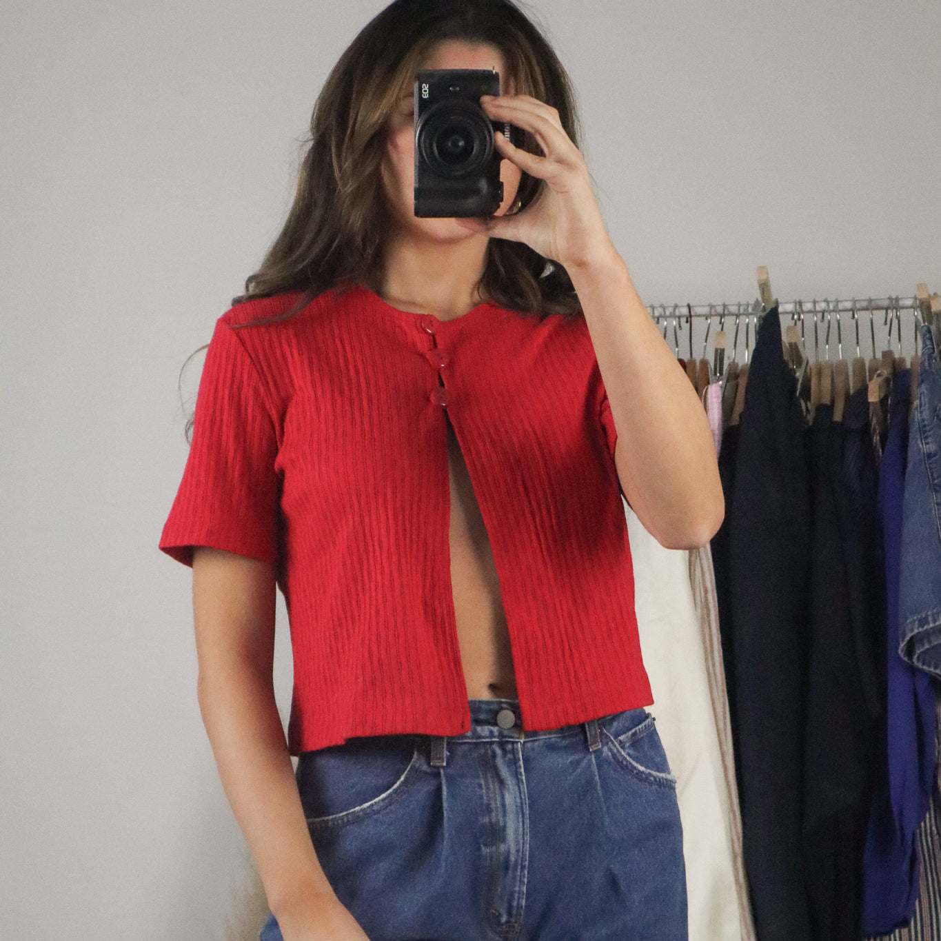 Made in Canada x Vintage x Short-Sleeve Top (S)