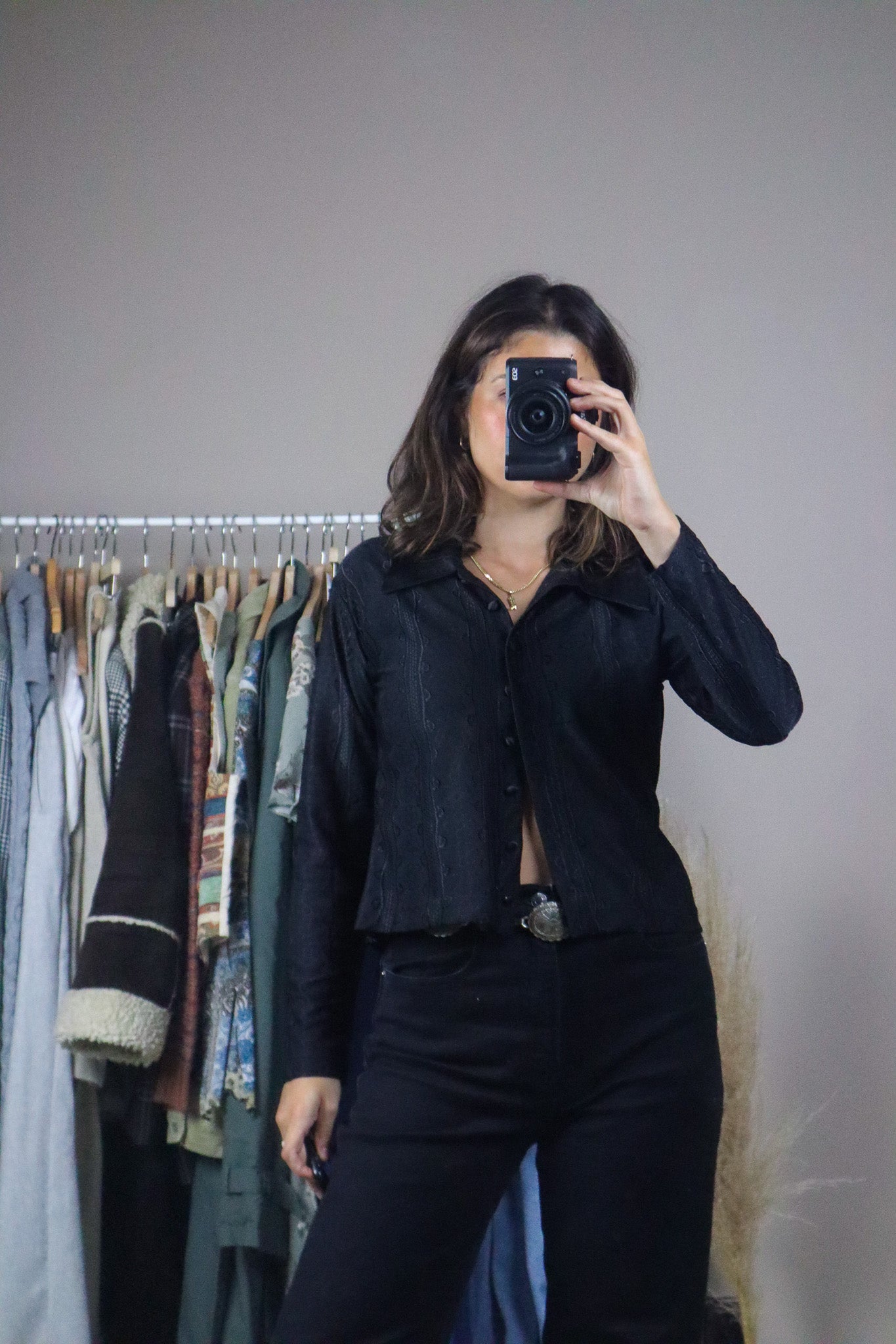 Vintage x Satin Blouse (S)