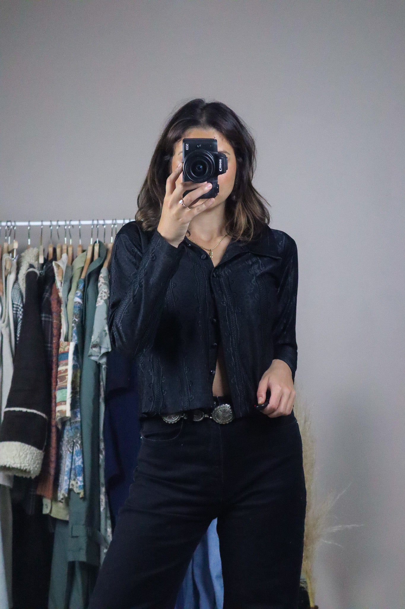 Vintage x Satin Blouse (S)